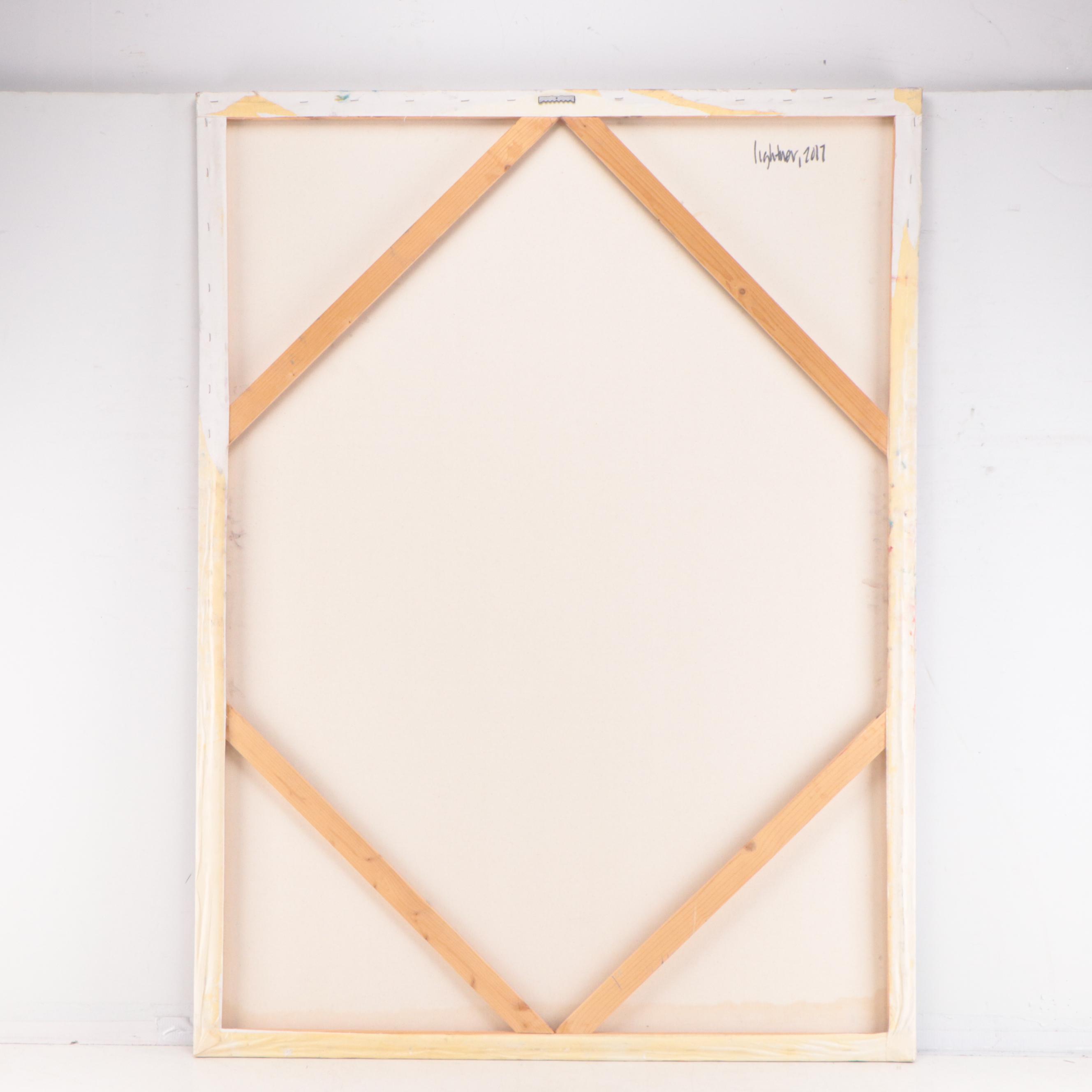 Rhee Lightner Mixed Media Painting, 2017