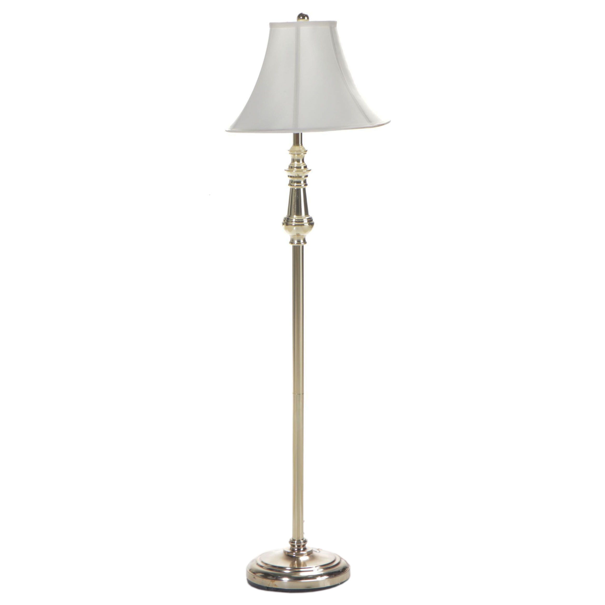 Décor Therapy Polished Metal Floor Lamp, Contemporary