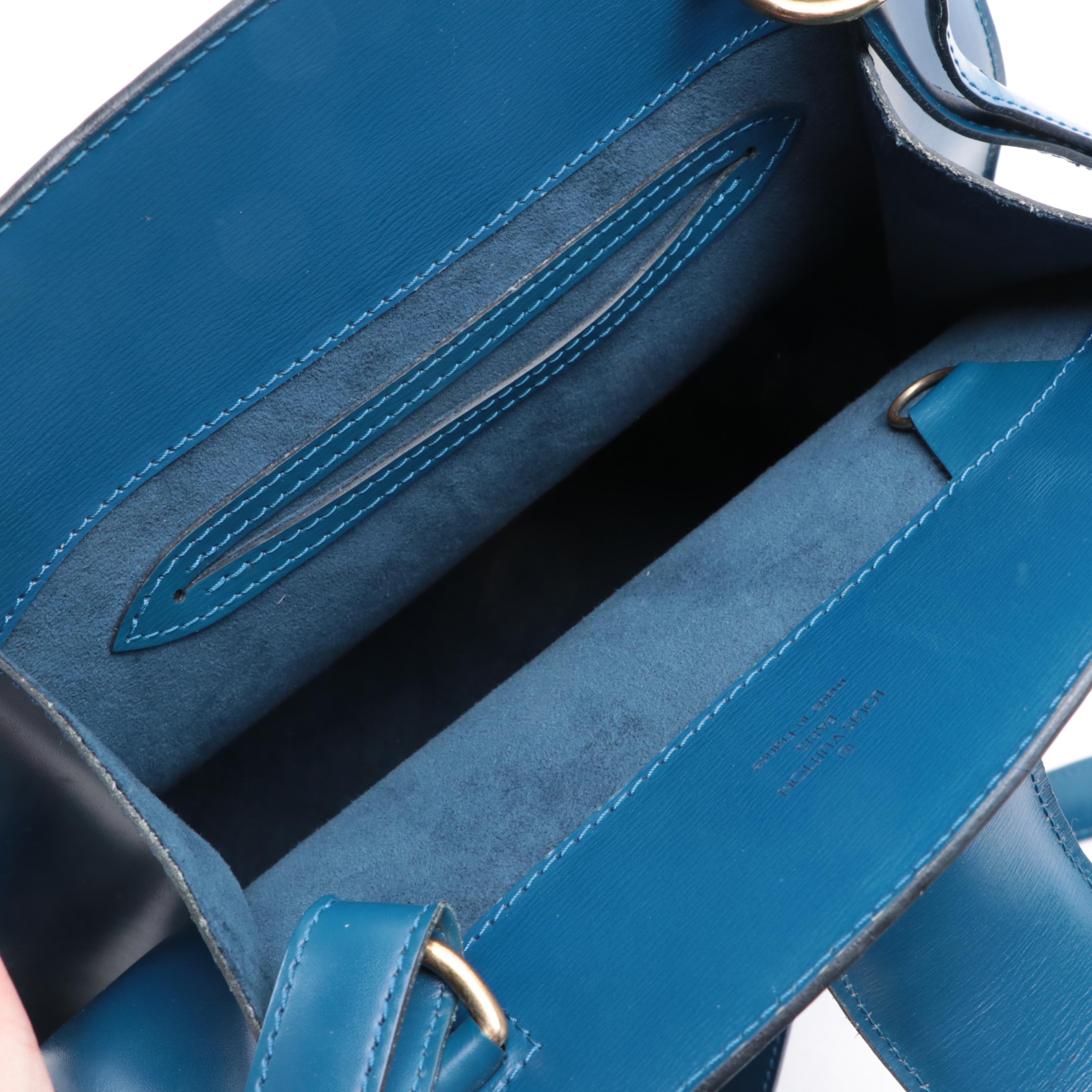 Louis Vuitton Cluny Bag in Toledo Blue Epi Leather