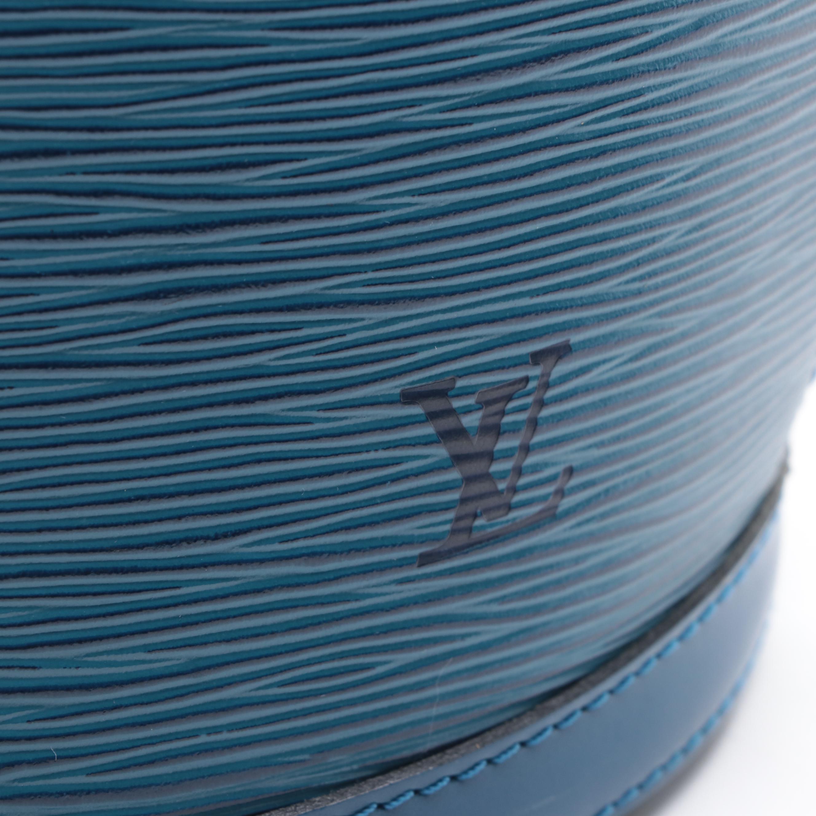 Louis Vuitton Cluny Bag in Toledo Blue Epi Leather