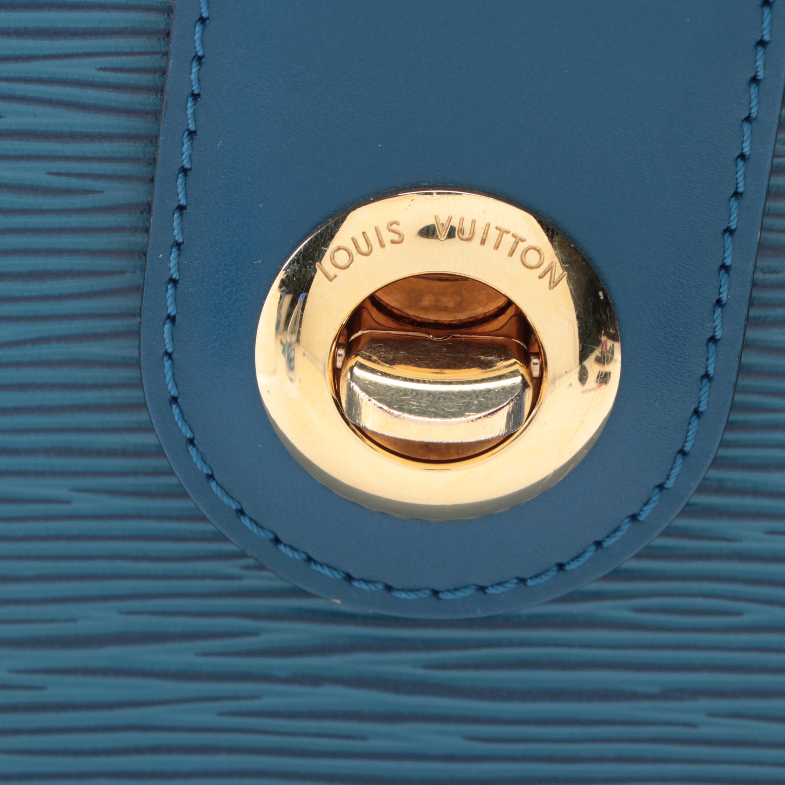 Louis Vuitton Cluny Bag in Toledo Blue Epi Leather