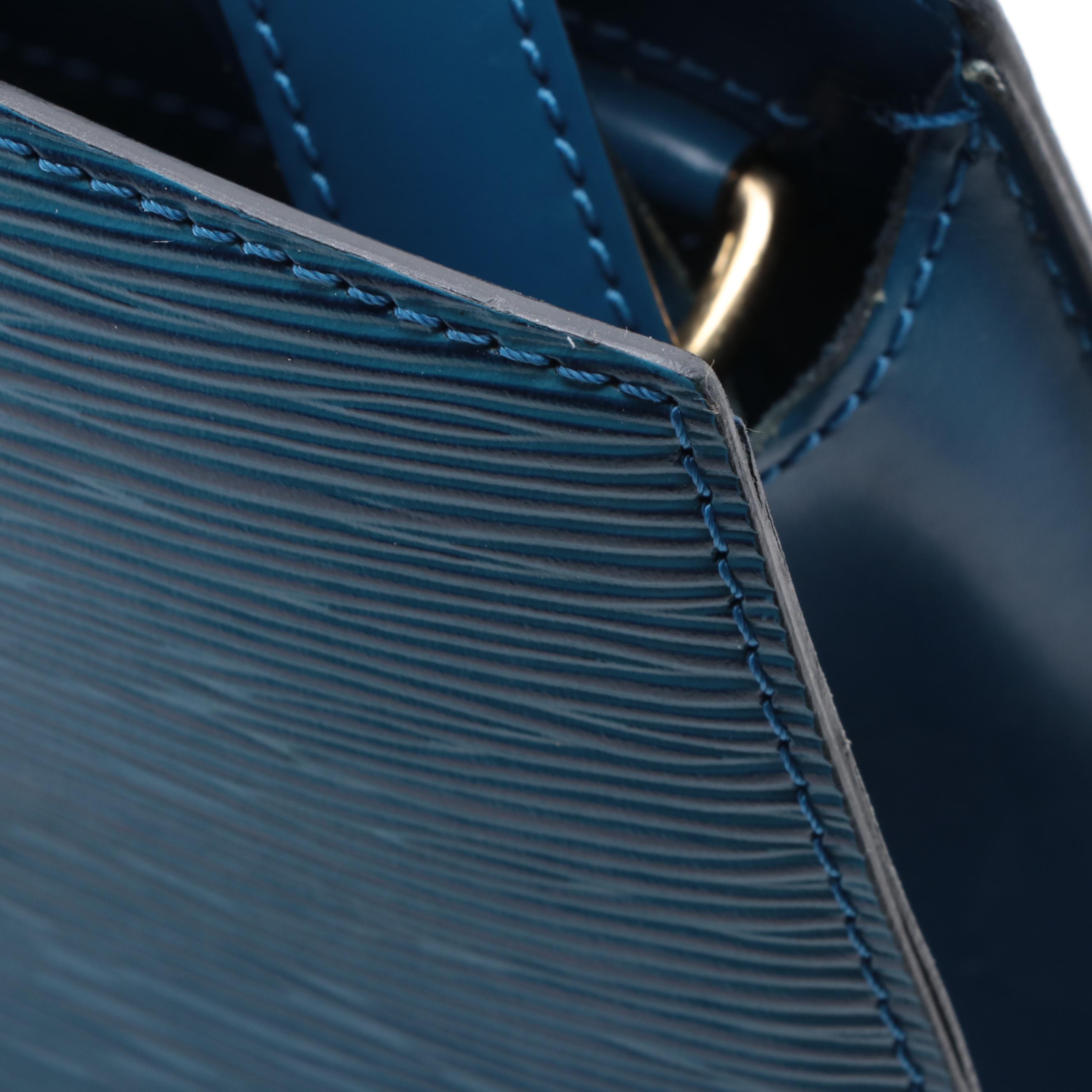 Louis Vuitton Cluny Bag in Toledo Blue Epi Leather