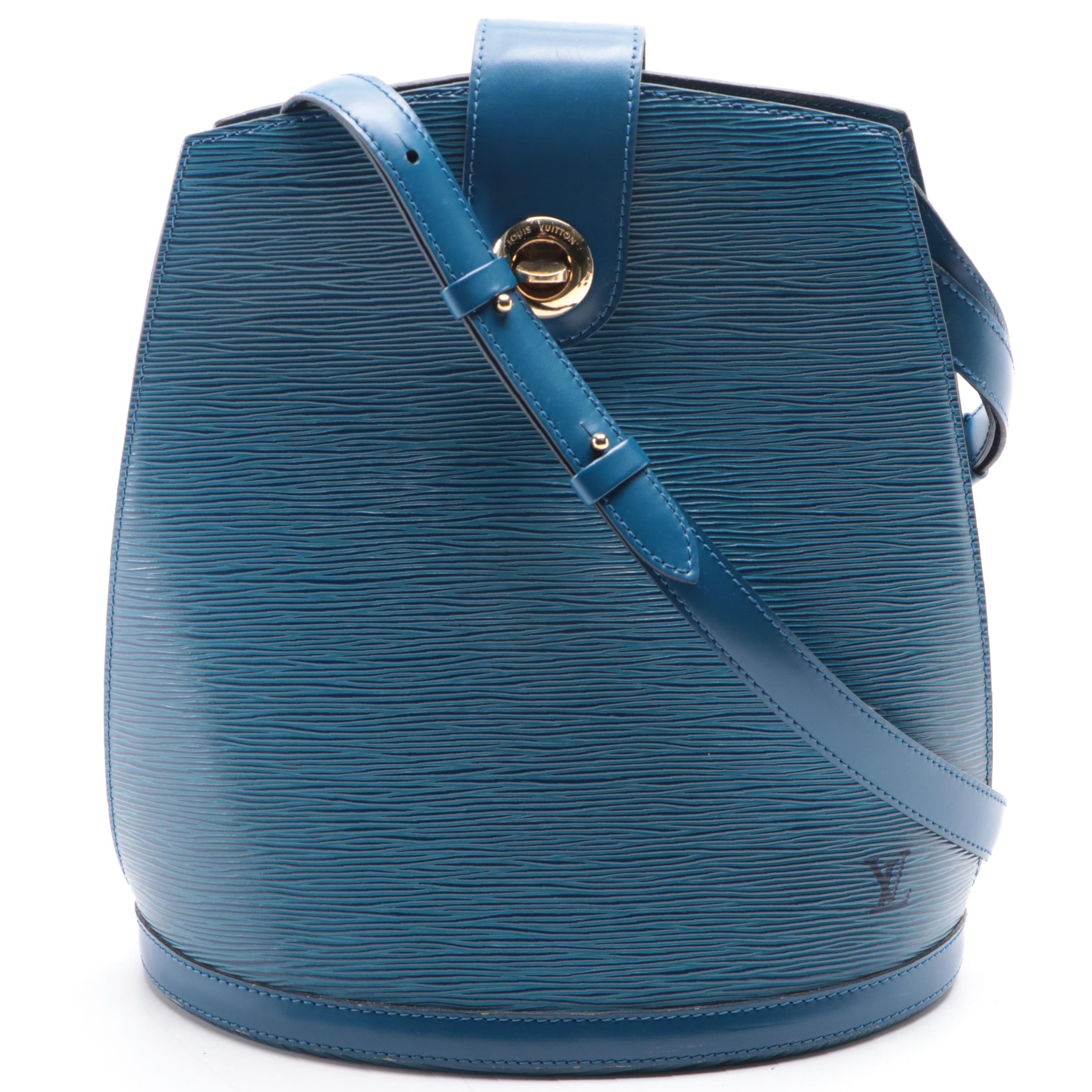 Louis Vuitton Cluny Bag in Toledo Blue Epi Leather