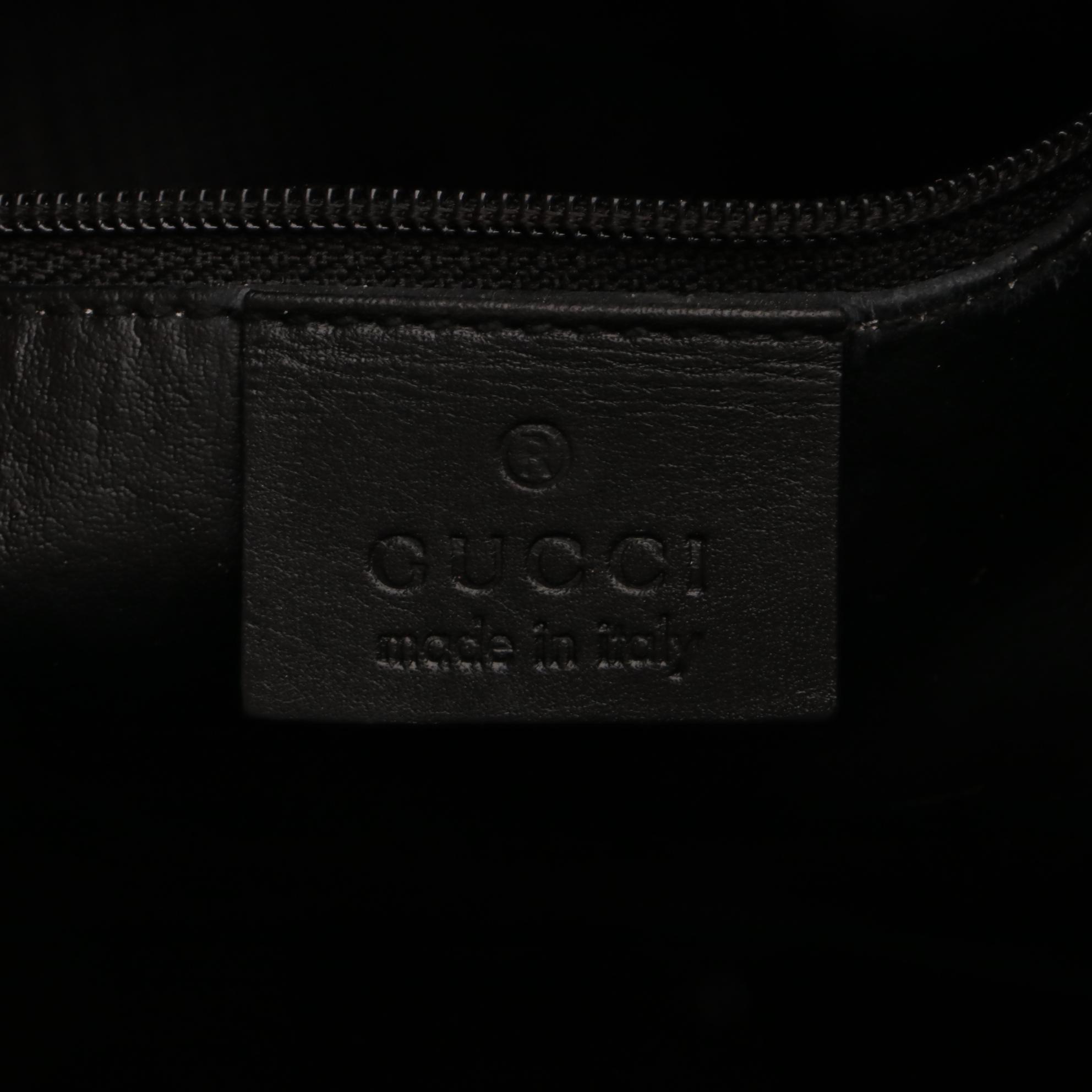 Gucci Drawstring Handbag in  Monogram Canvas and Leather