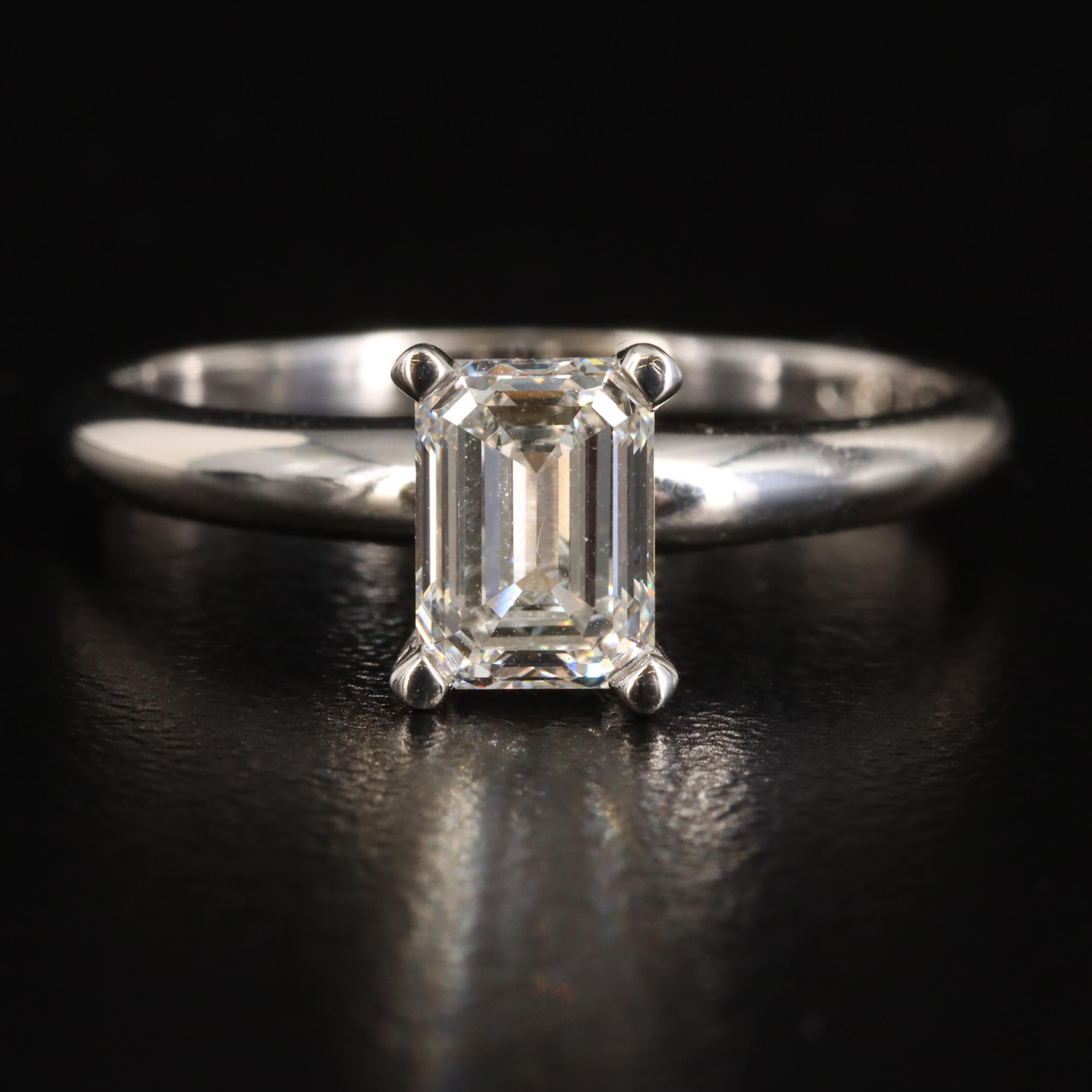14K 0.75 CT Lab Grown Diamond Solitaire Ring