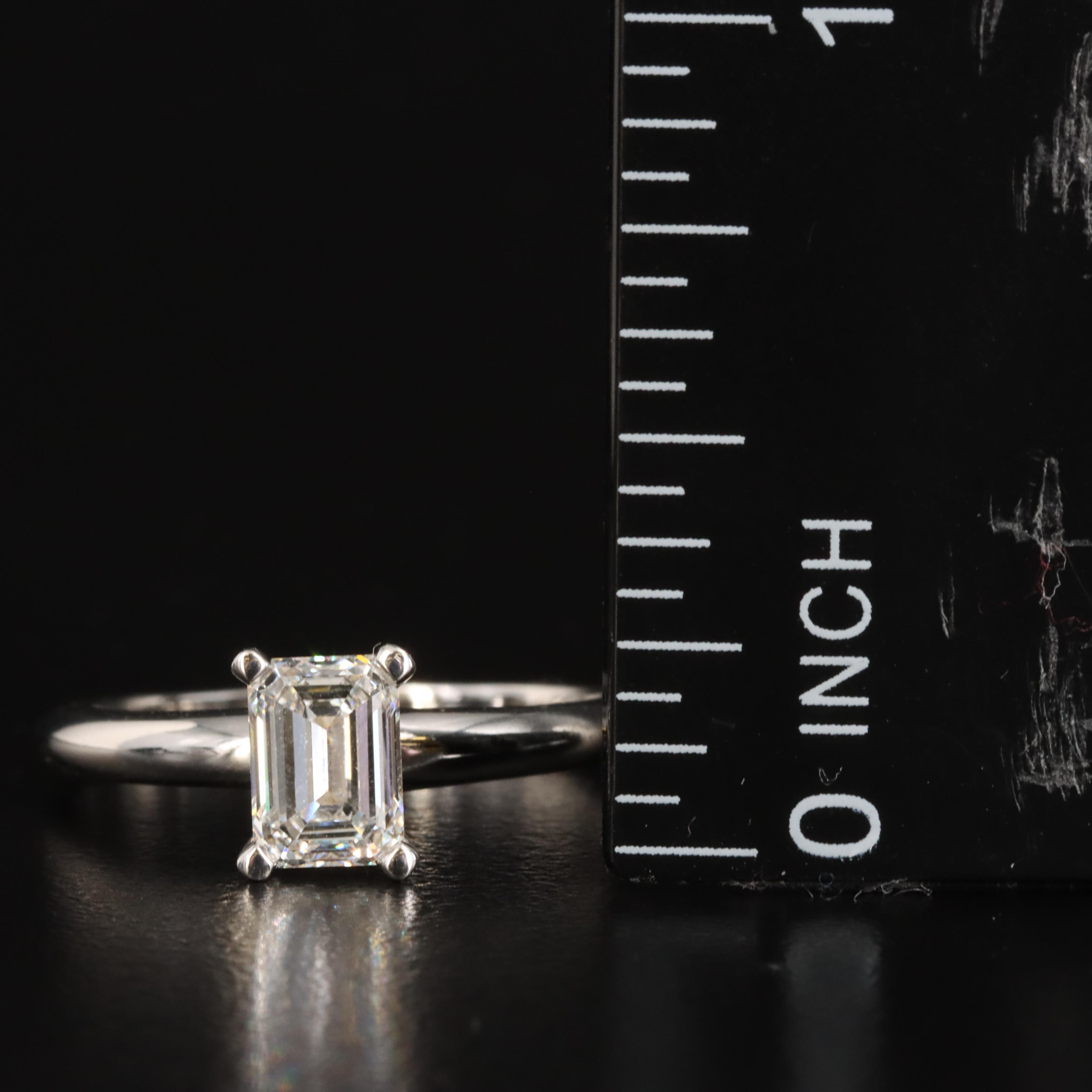 14K 0.75 CT Lab Grown Diamond Solitaire Ring