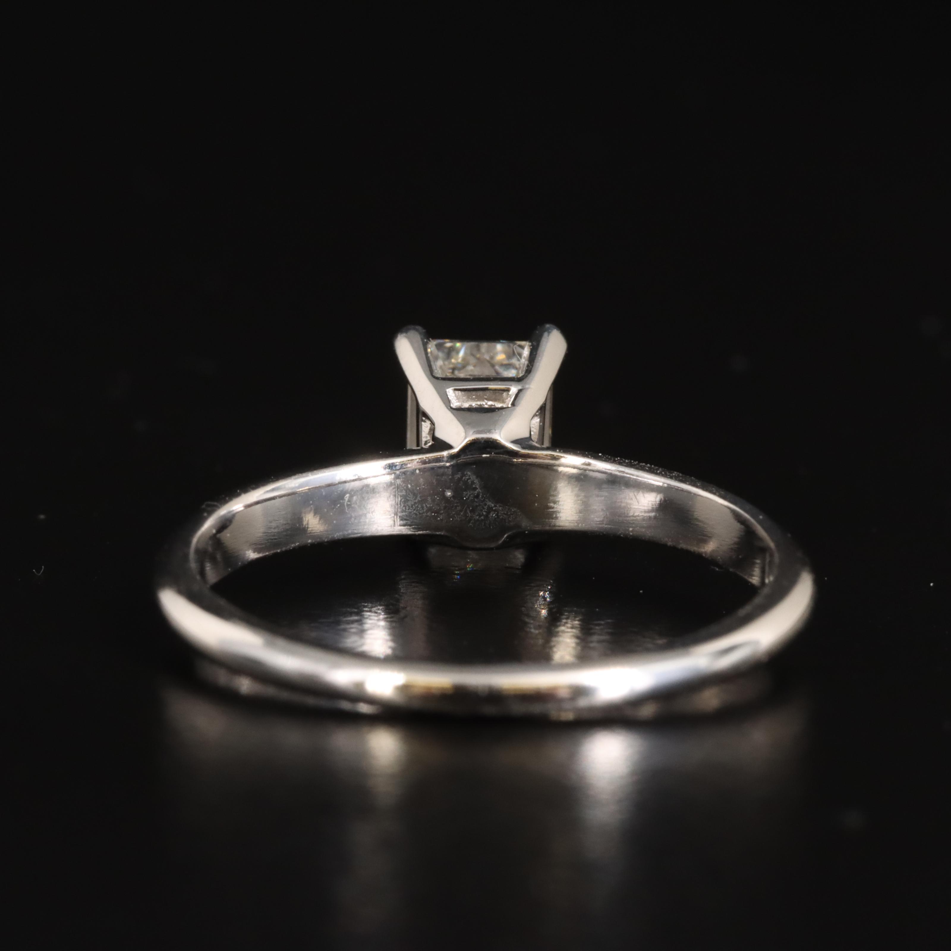 14K 0.75 CT Lab Grown Diamond Solitaire Ring