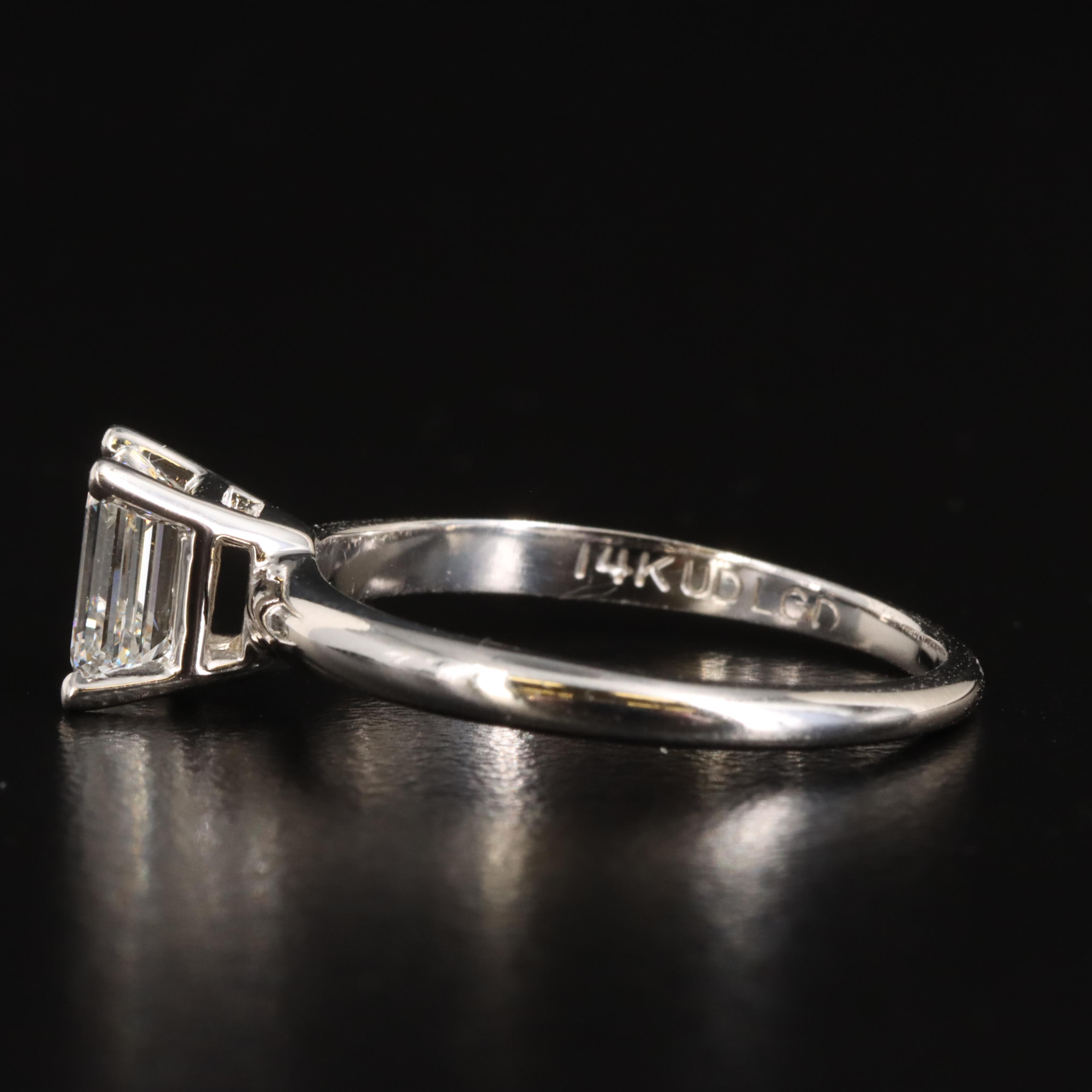 14K 0.75 CT Lab Grown Diamond Solitaire Ring