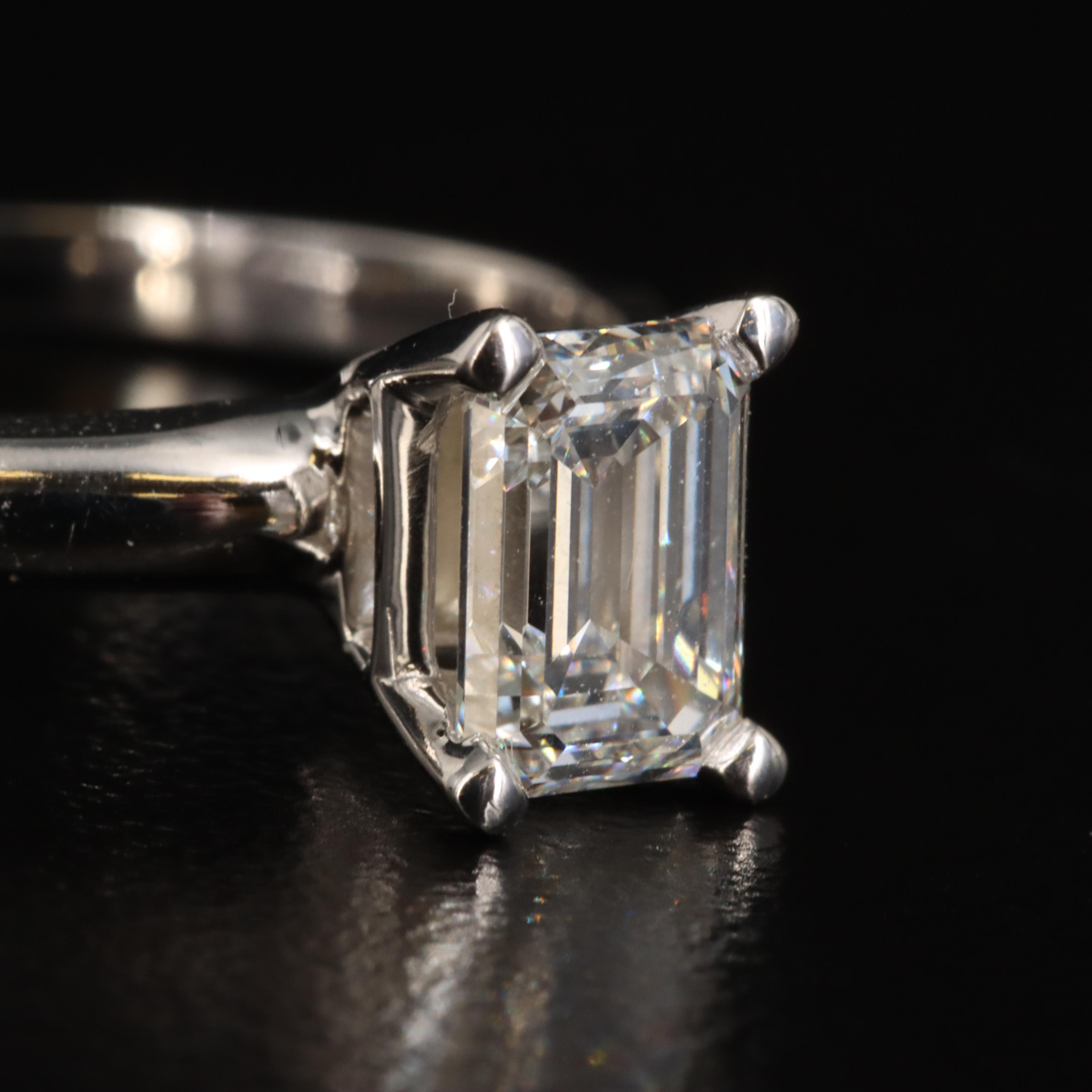 14K 0.75 CT Lab Grown Diamond Solitaire Ring