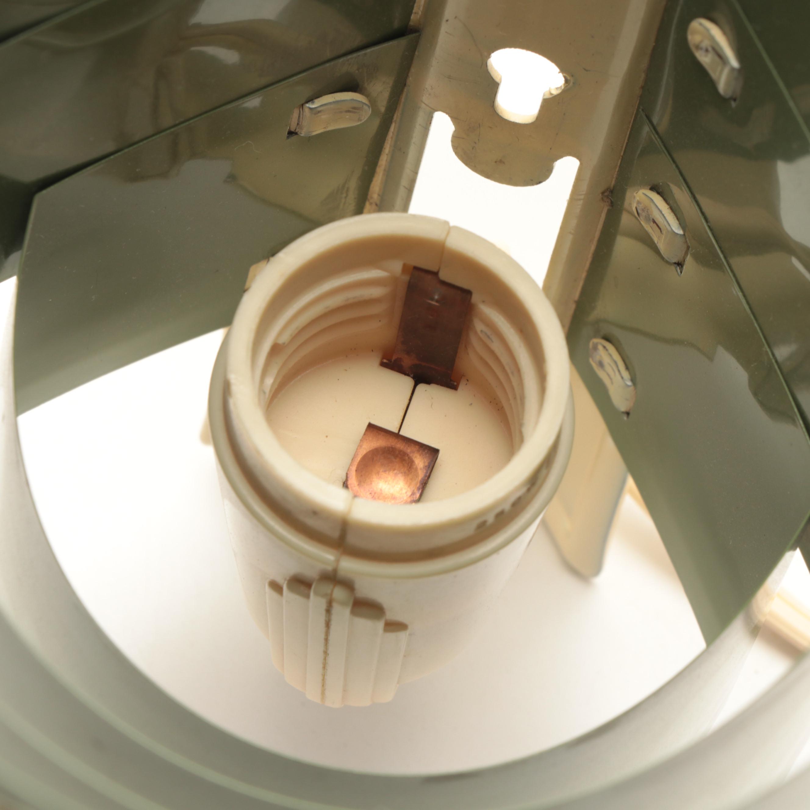 Art Deco Style Tiered Corner Wall Sconce, Mid-20th Century