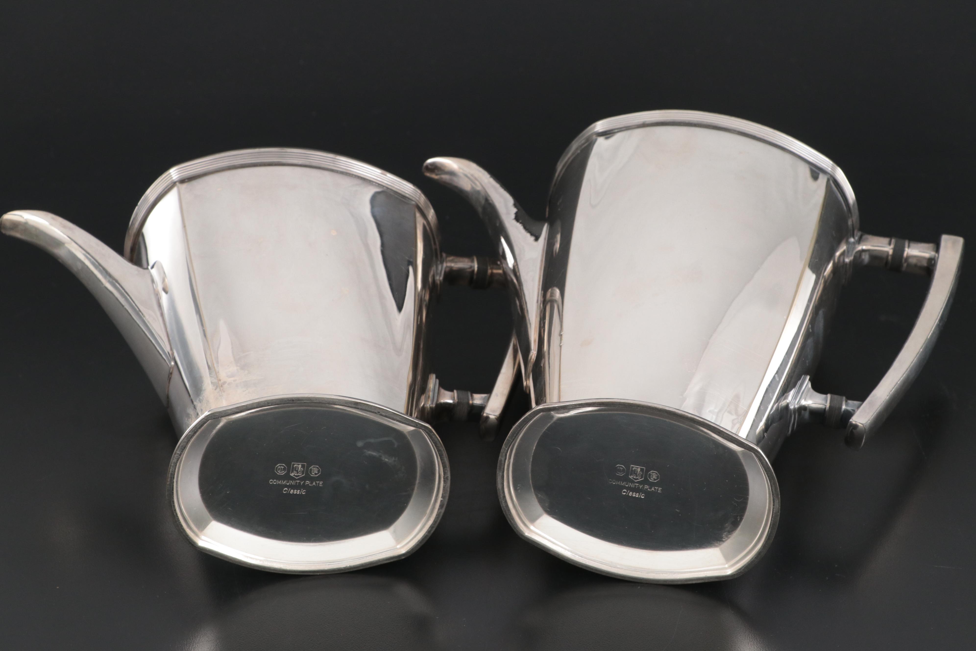 Community "Classic" Silver Plate Tea and Coffee Service