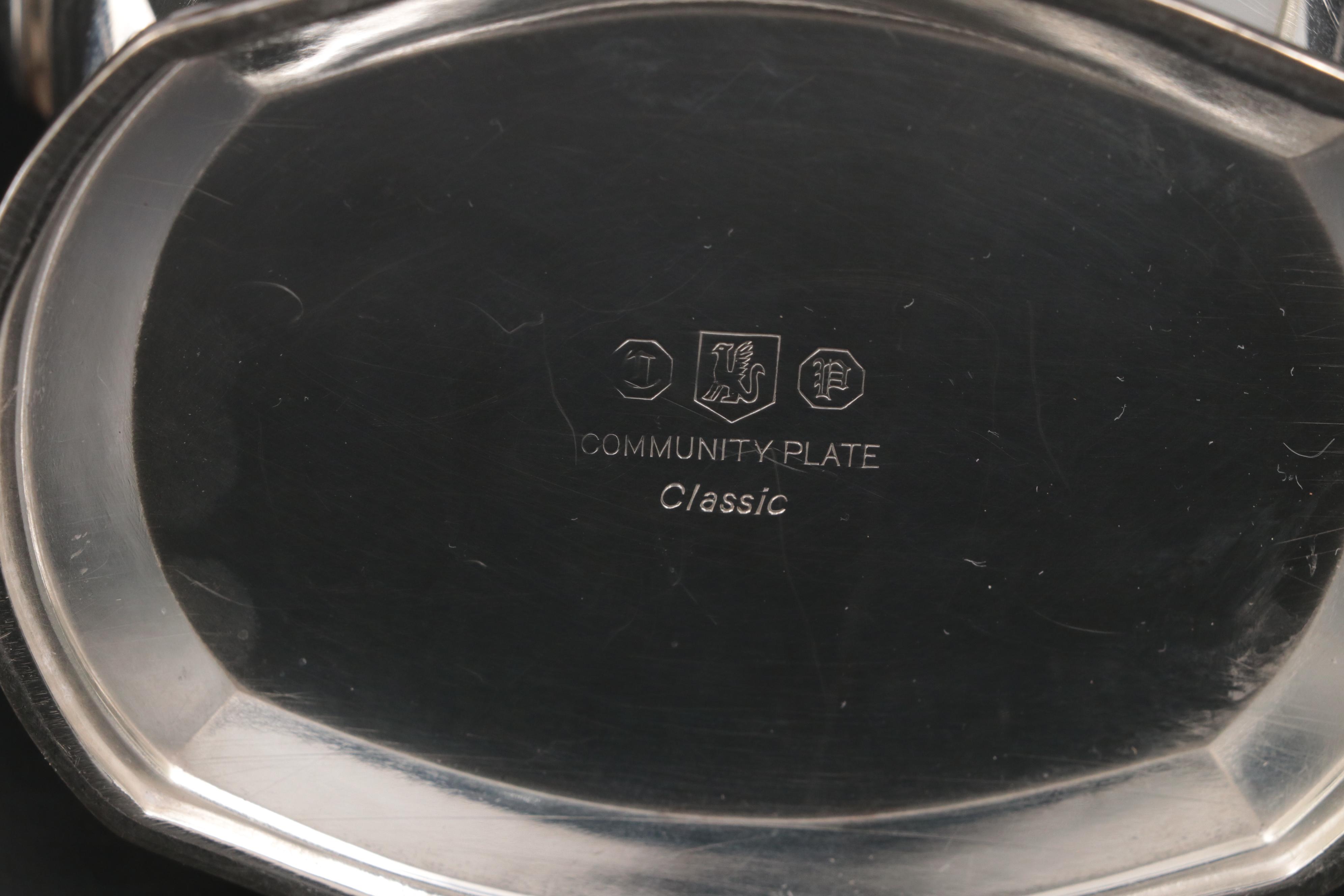 Community "Classic" Silver Plate Tea and Coffee Service