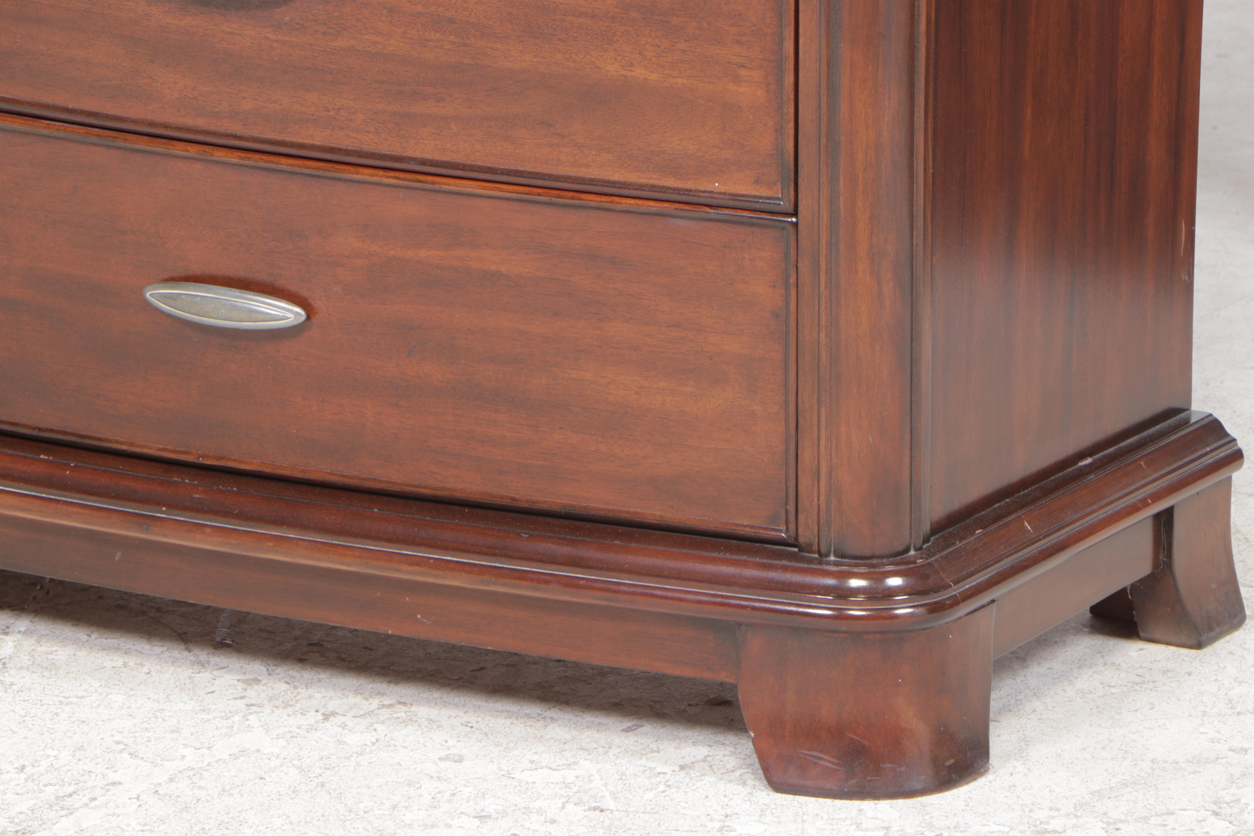 Ashley Furniture Hardwood Five-Drawer Bowfront Chest