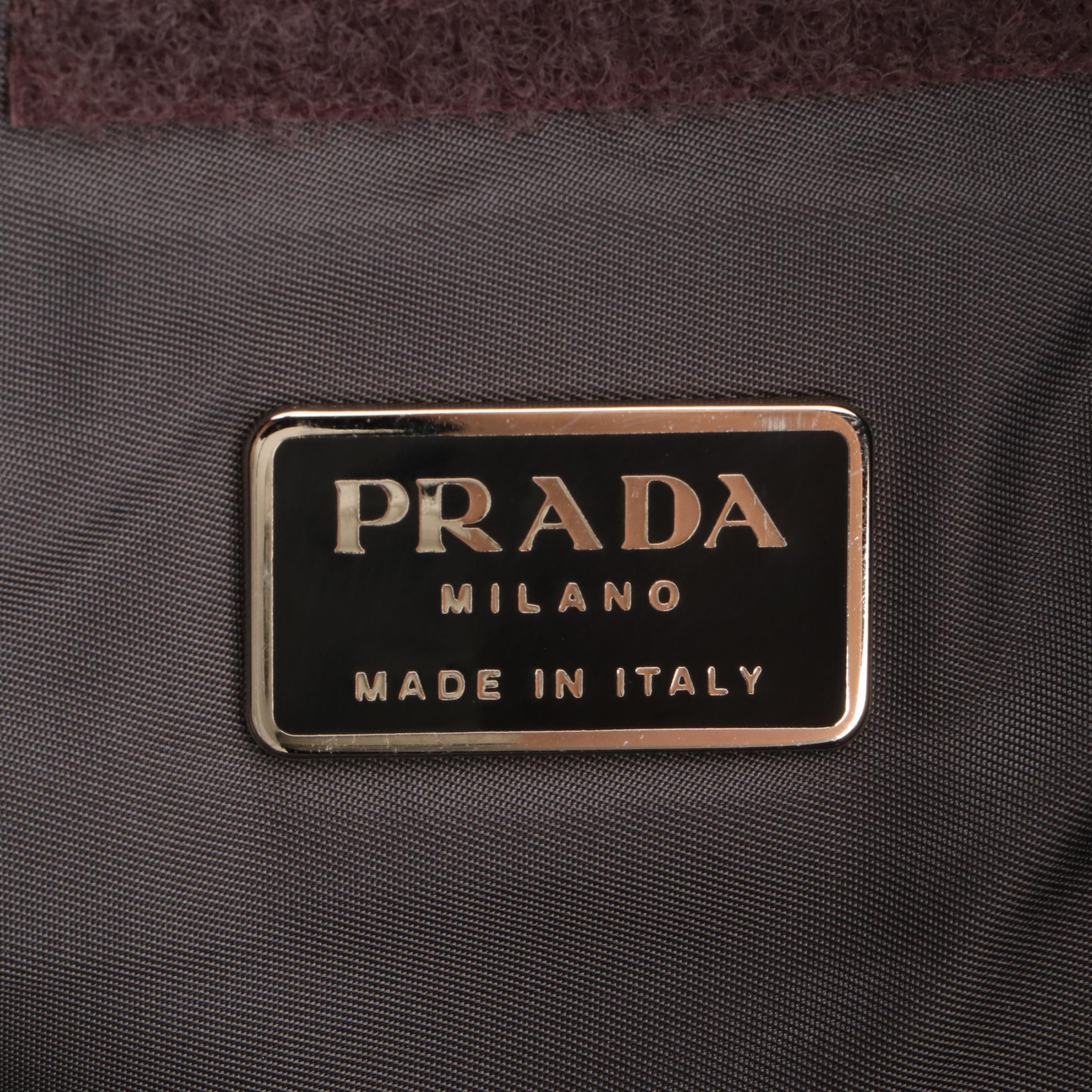 Prada Sport Domed Travel Bag in Nylon Gabardine