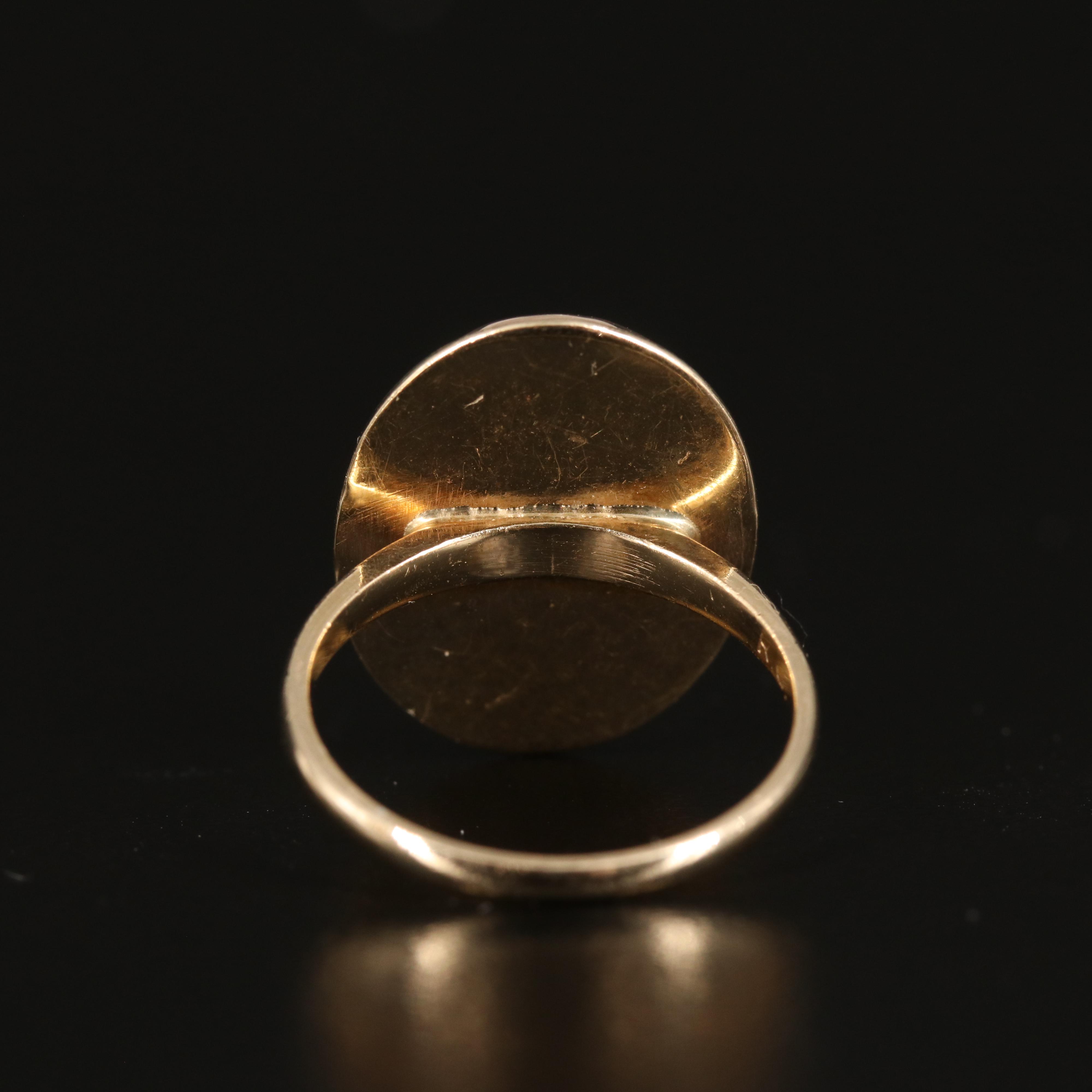 14K Cameo Ring