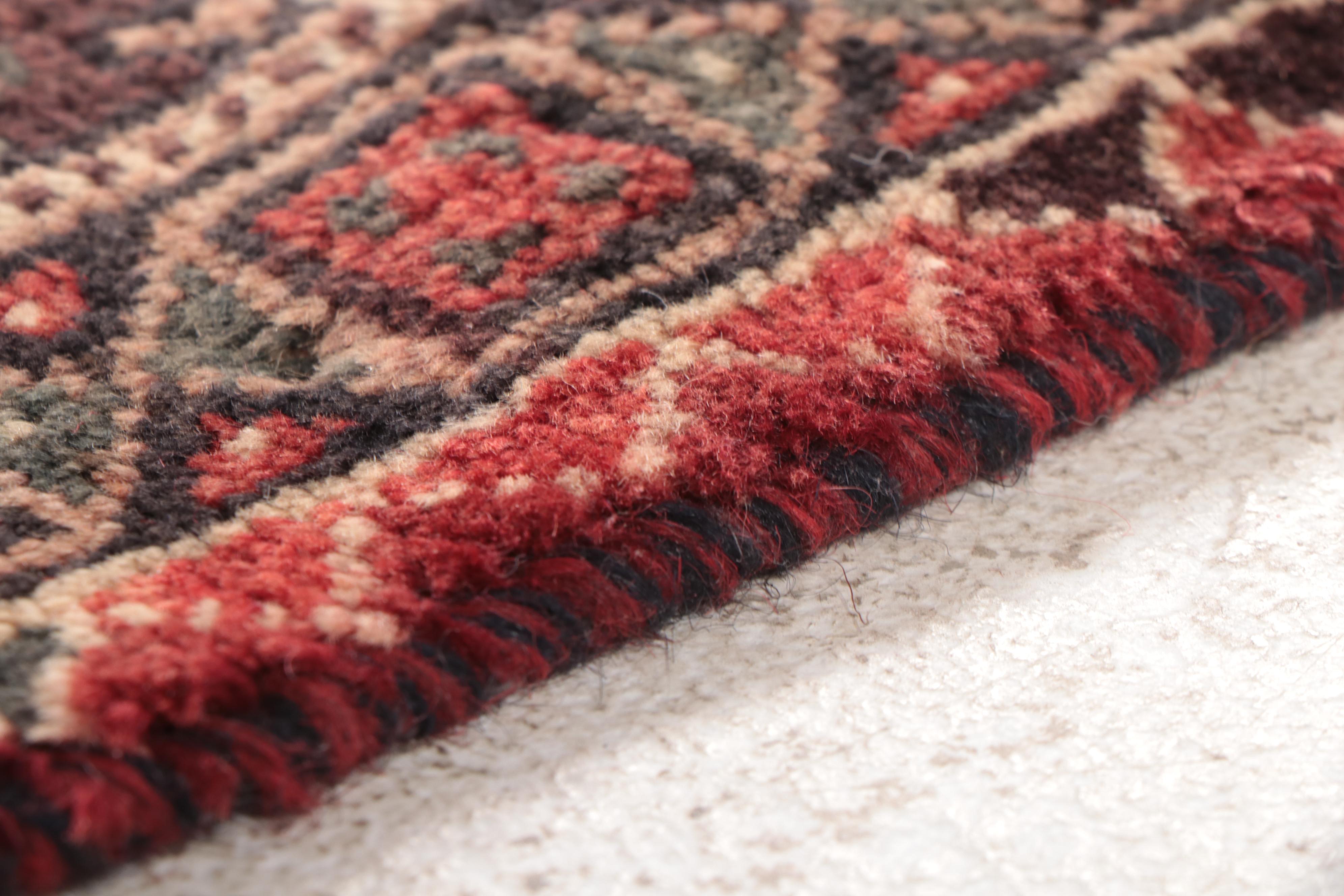 4'1 x 9'3 Hand-Knotted Northwest Persian Village Area Rug