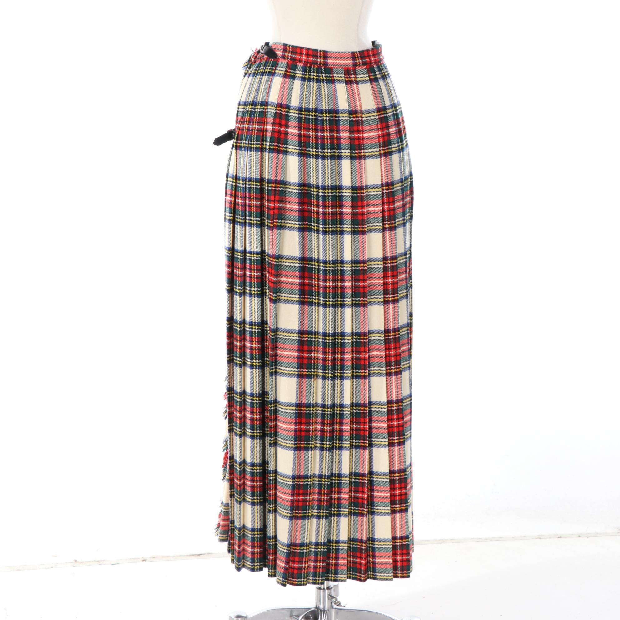 Stewart Dress Modern Tartan Wool Kilt