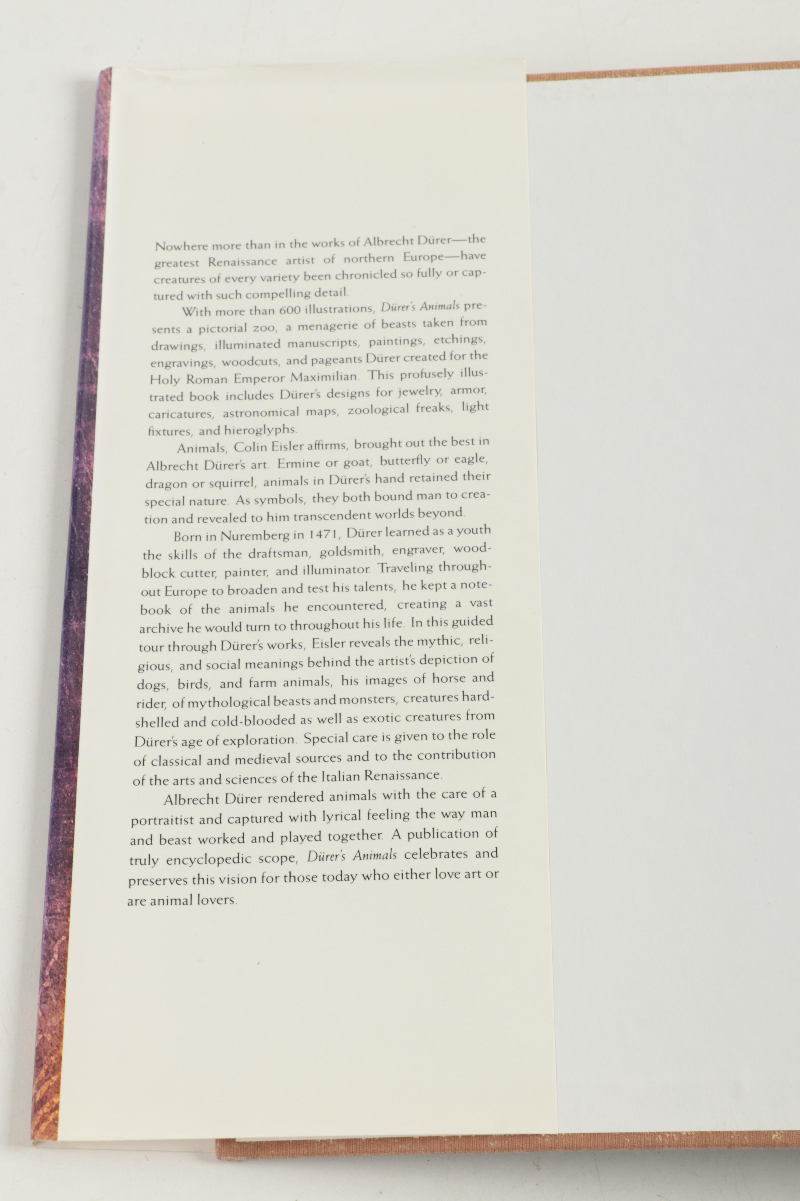 "Complete Paintings of Dürer" and Other Albrecht Dürer Books