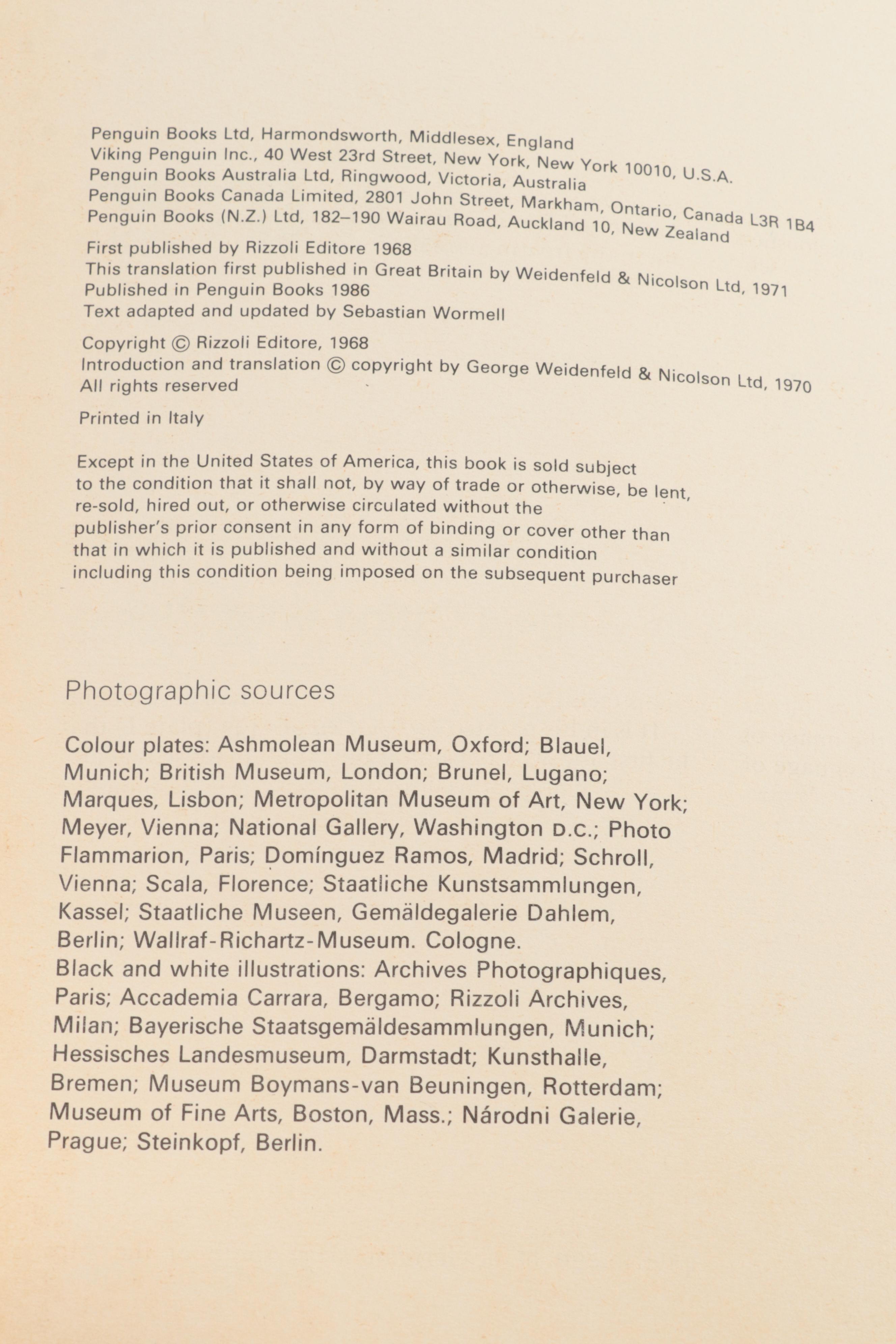 "Complete Paintings of Dürer" and Other Albrecht Dürer Books