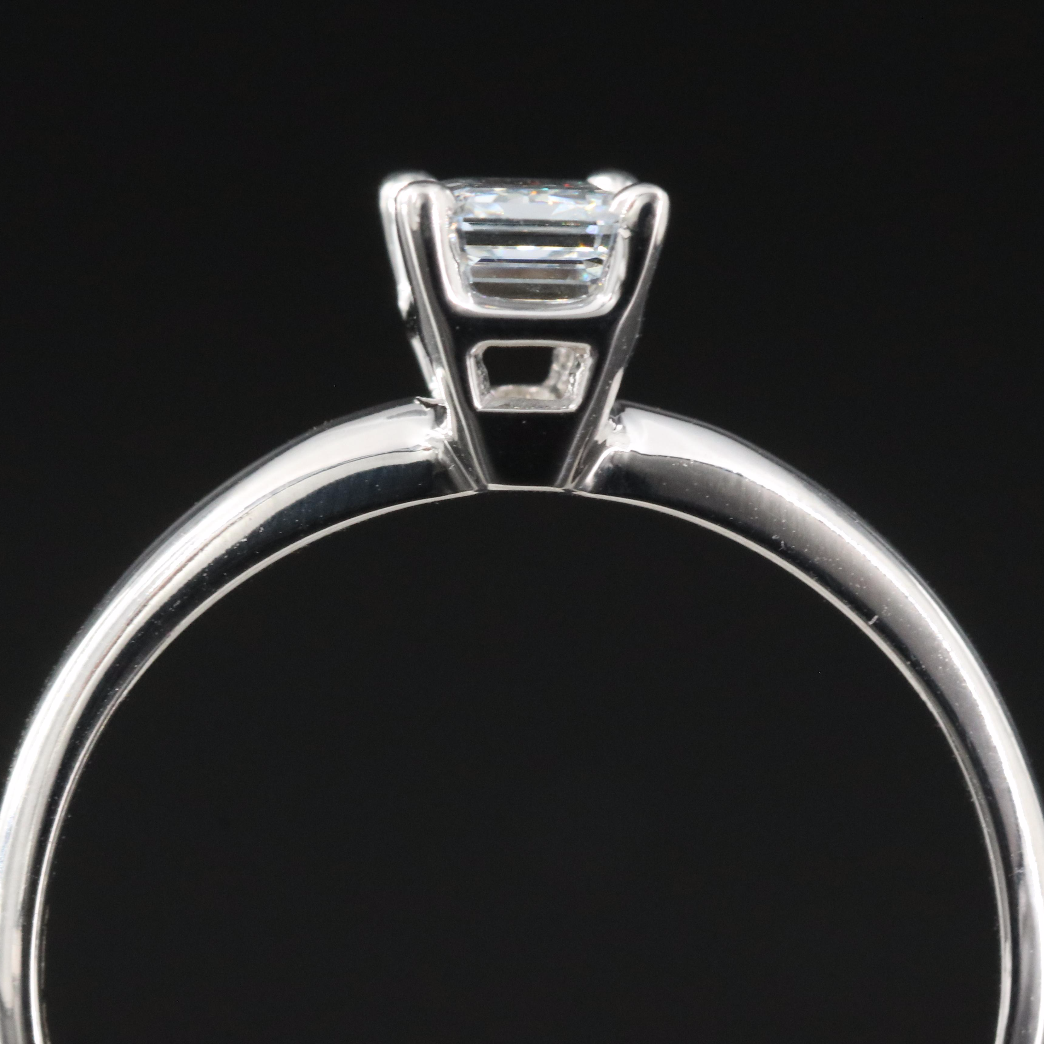 14K 0.66 CT Lab Grown Diamond Solitaire Ring