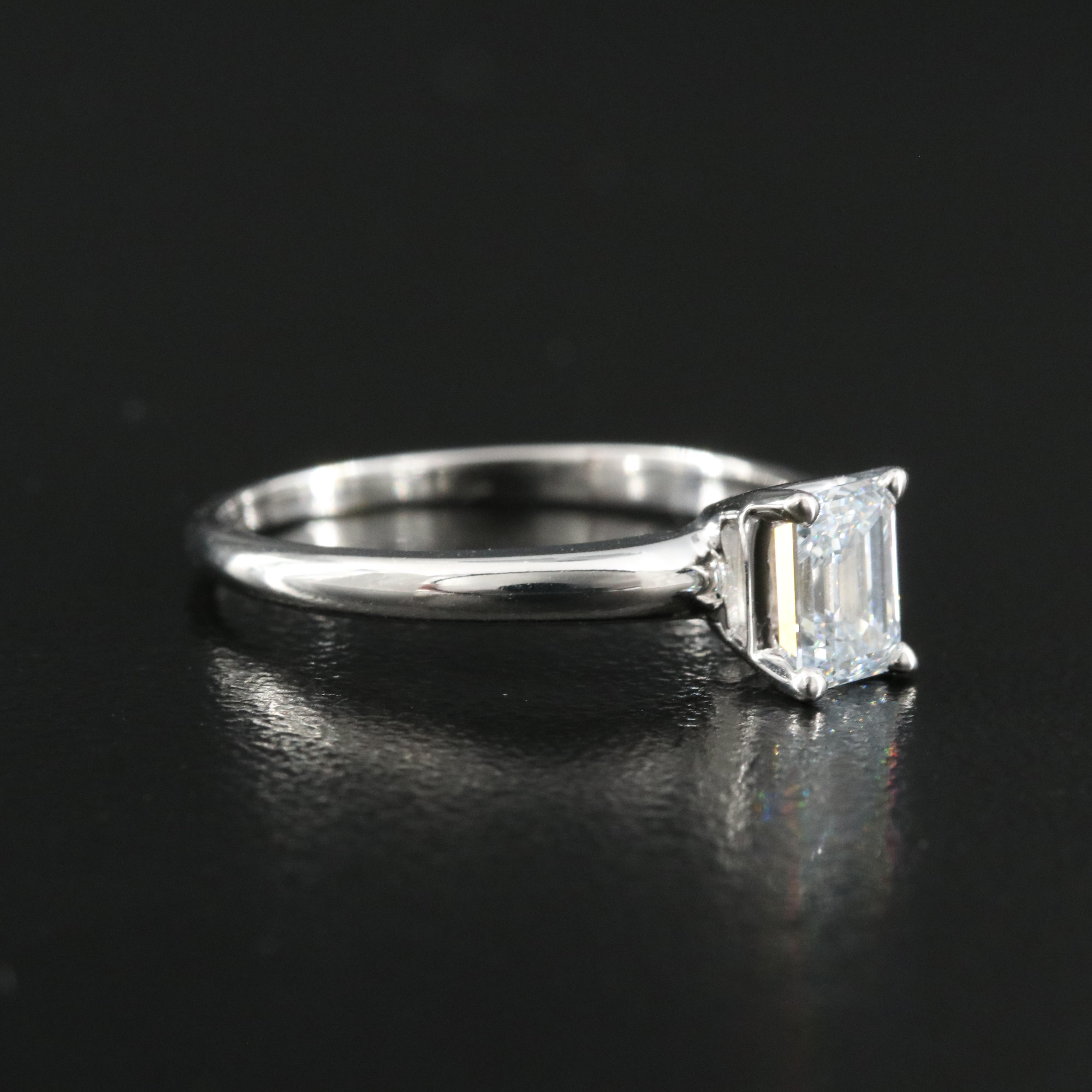 14K 0.66 CT Lab Grown Diamond Solitaire Ring