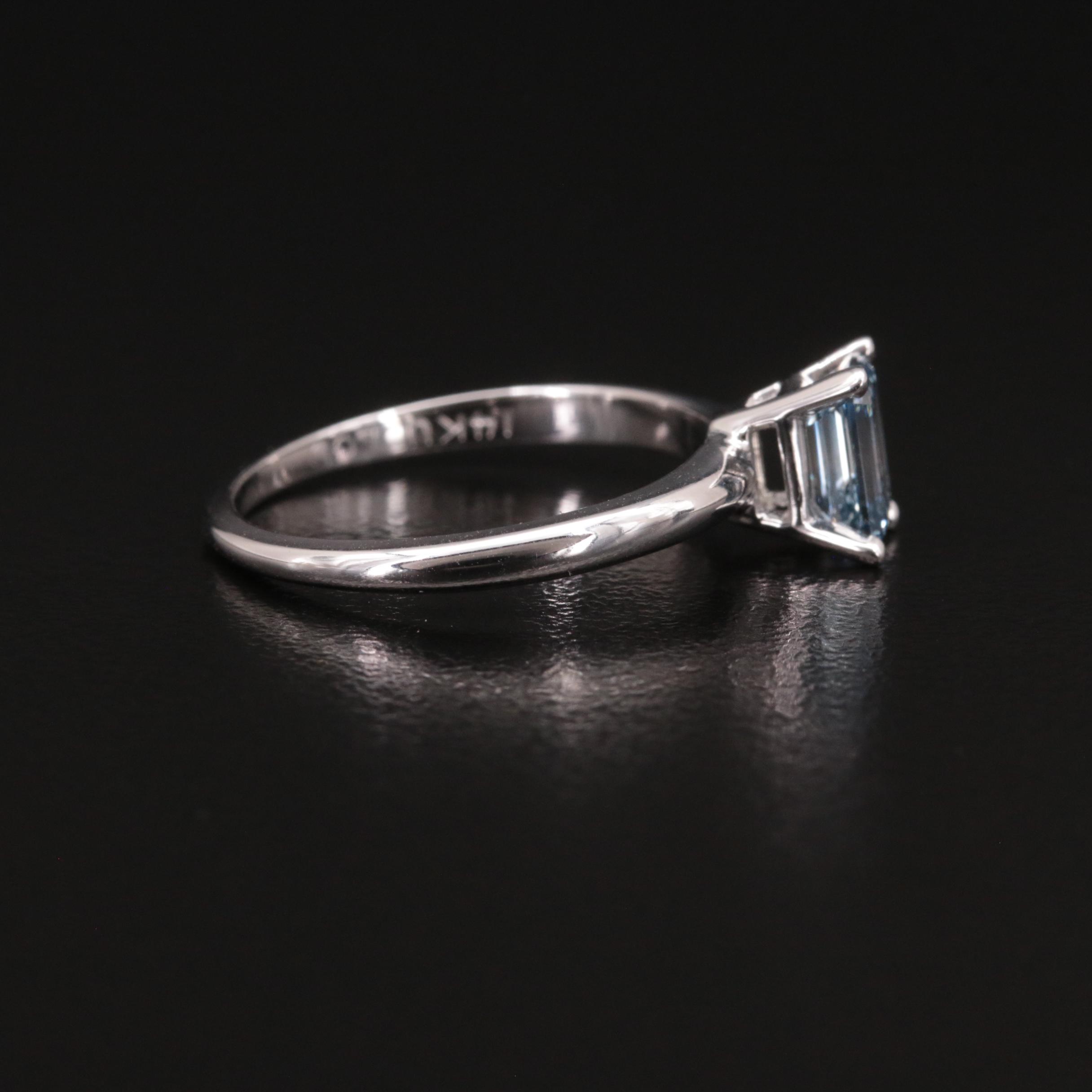 14K 0.98 CT Lab Grown Diamond Solitaire Ring