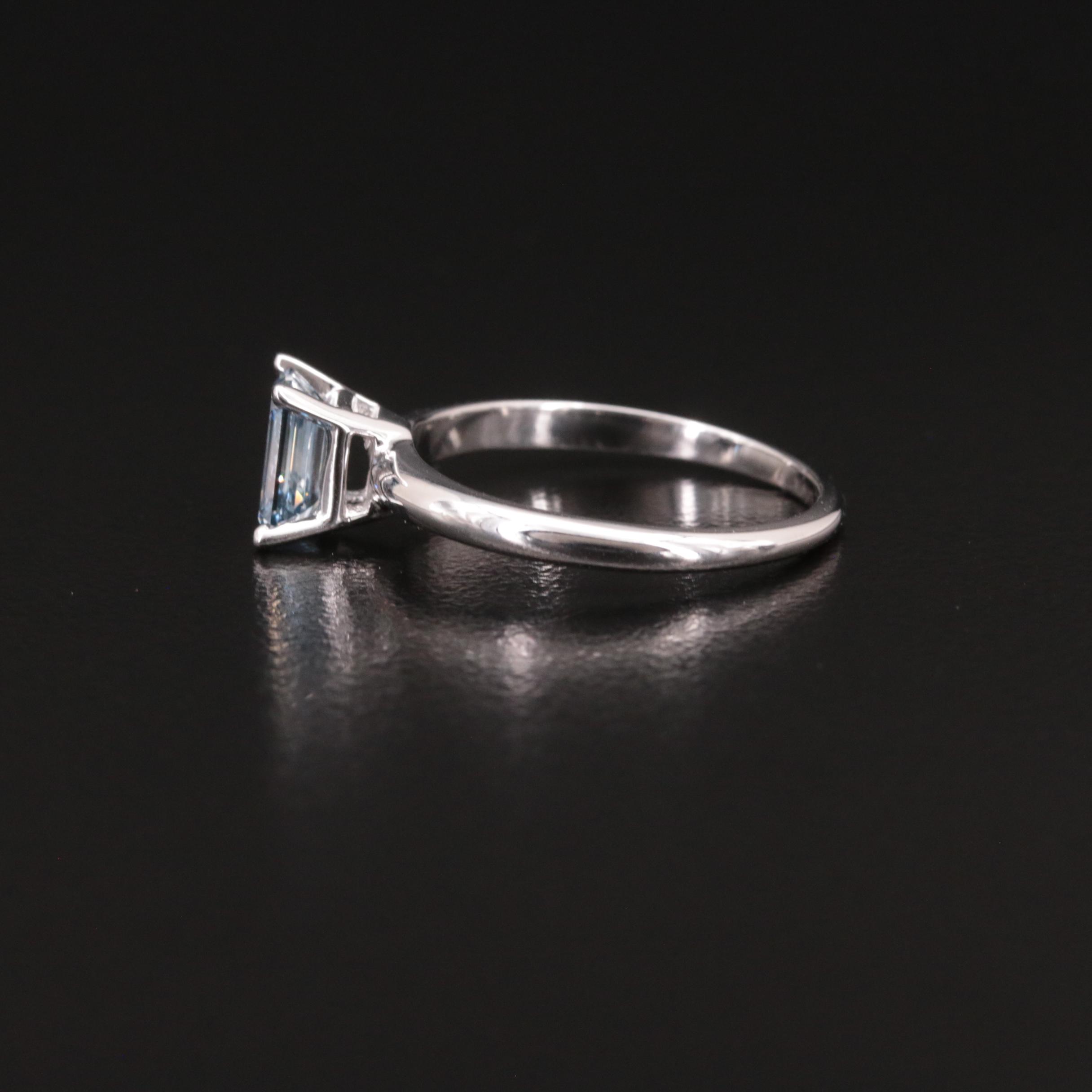 14K 0.98 CT Lab Grown Diamond Solitaire Ring