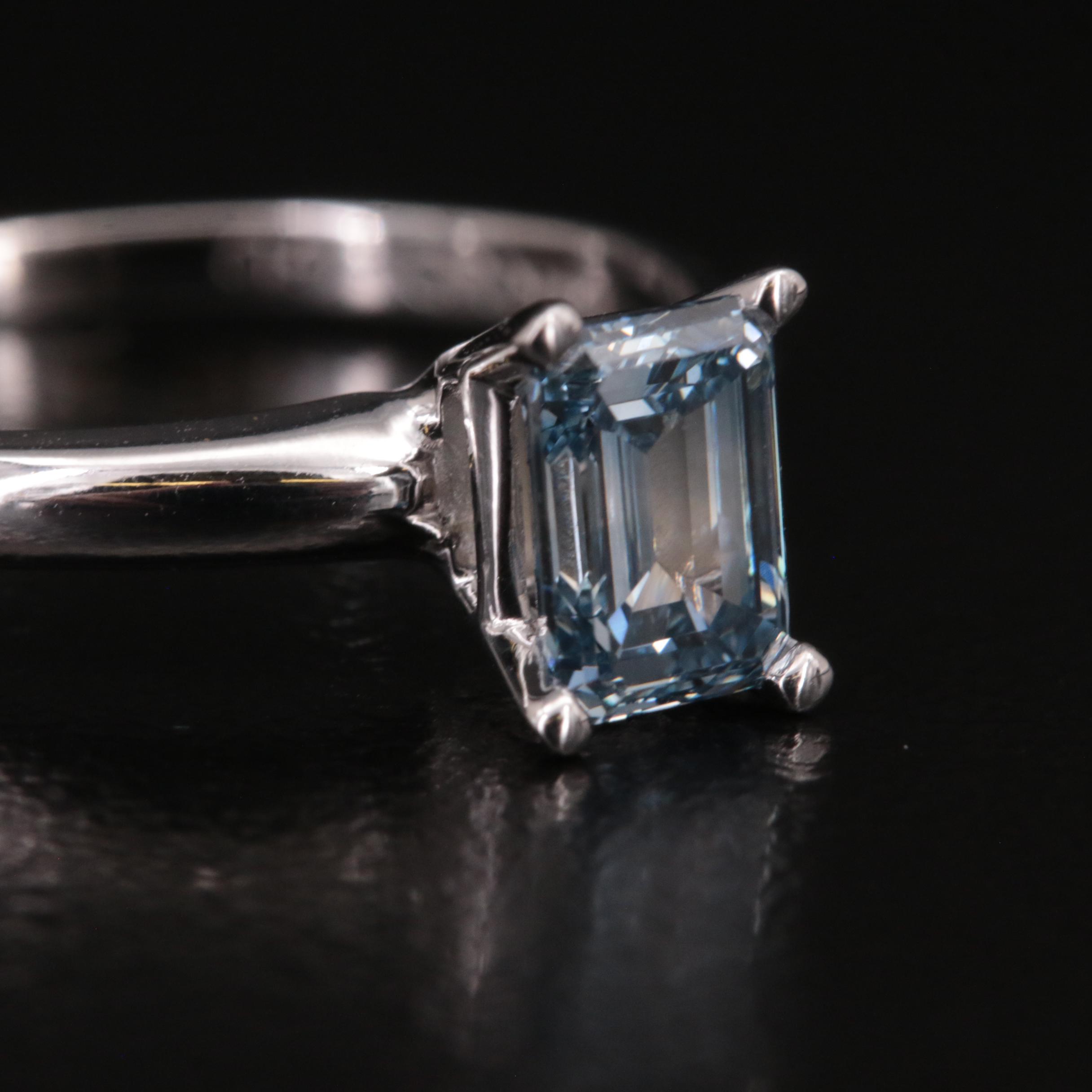 14K 0.98 CT Lab Grown Diamond Solitaire Ring