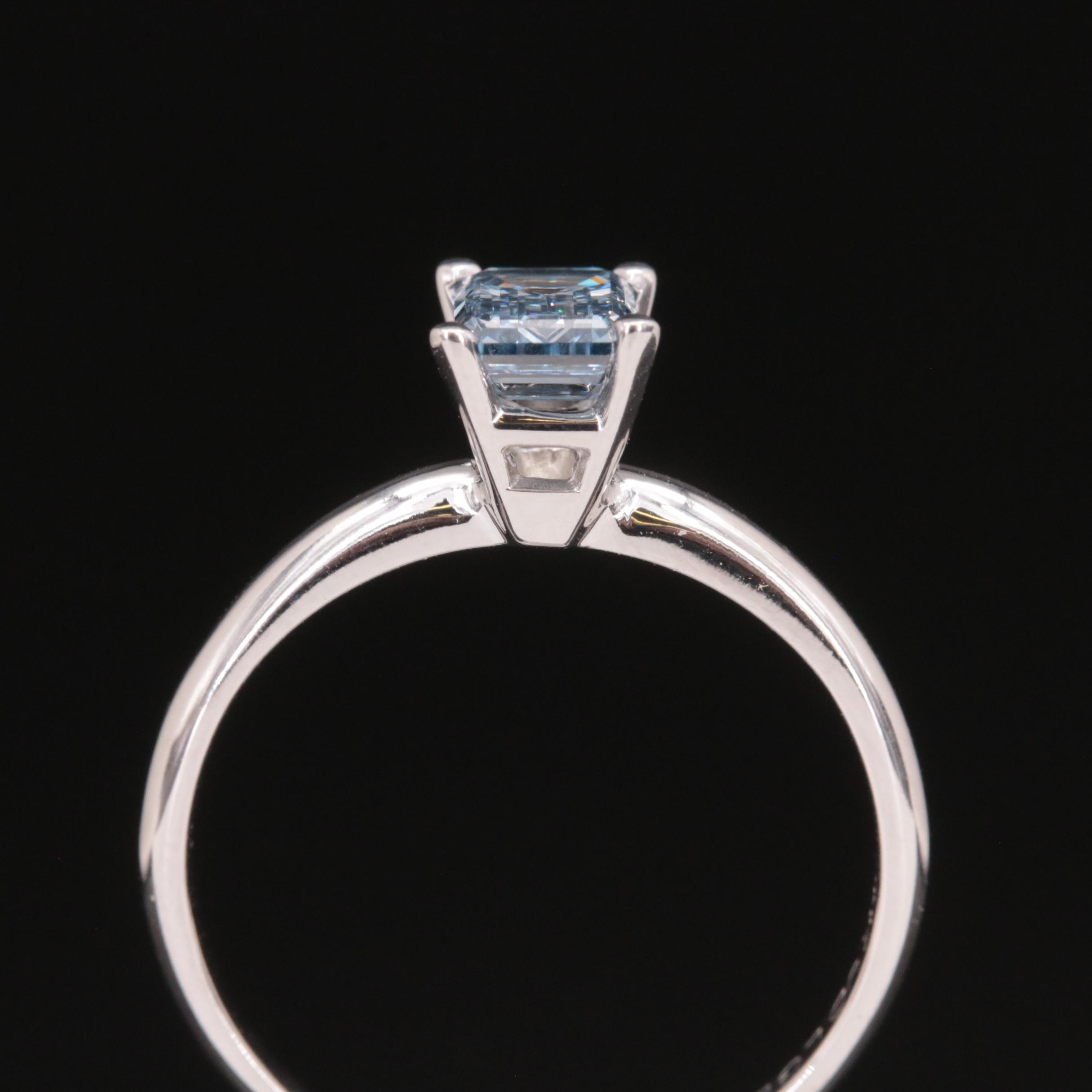 14K 0.98 CT Lab Grown Diamond Solitaire Ring