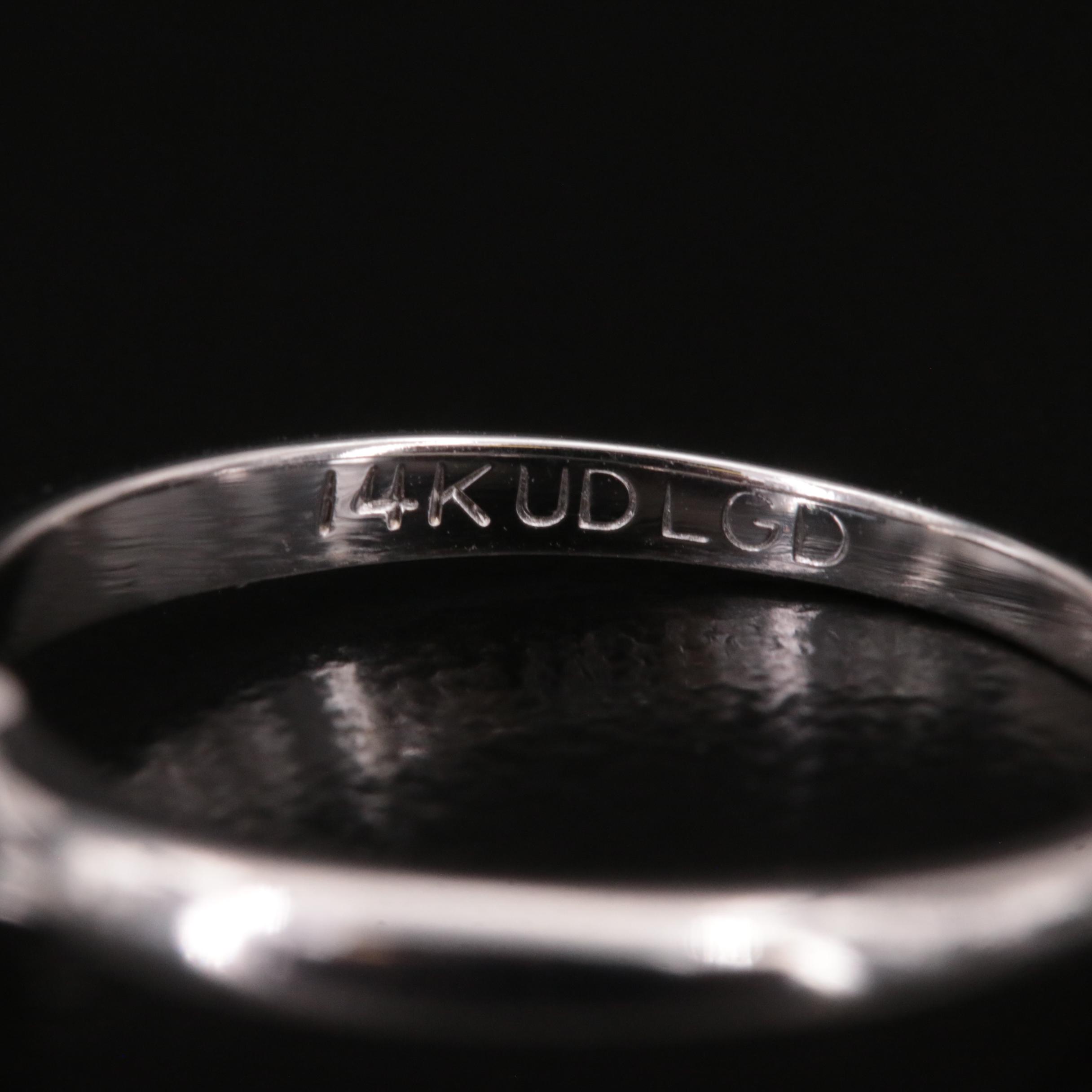 14K 0.98 CT Lab Grown Diamond Solitaire Ring