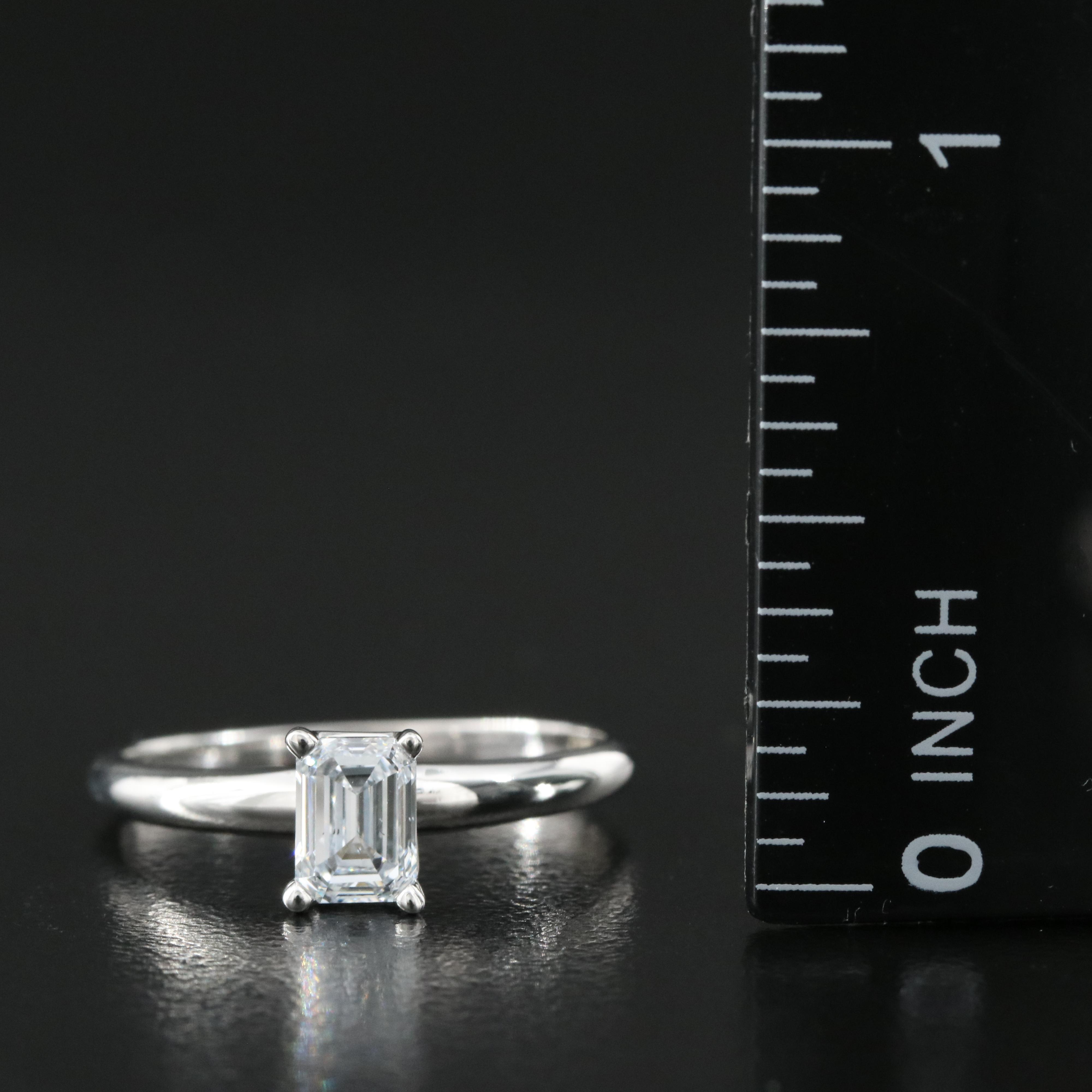 14K 0.66 CT Lab Grown Diamond Solitaire Ring