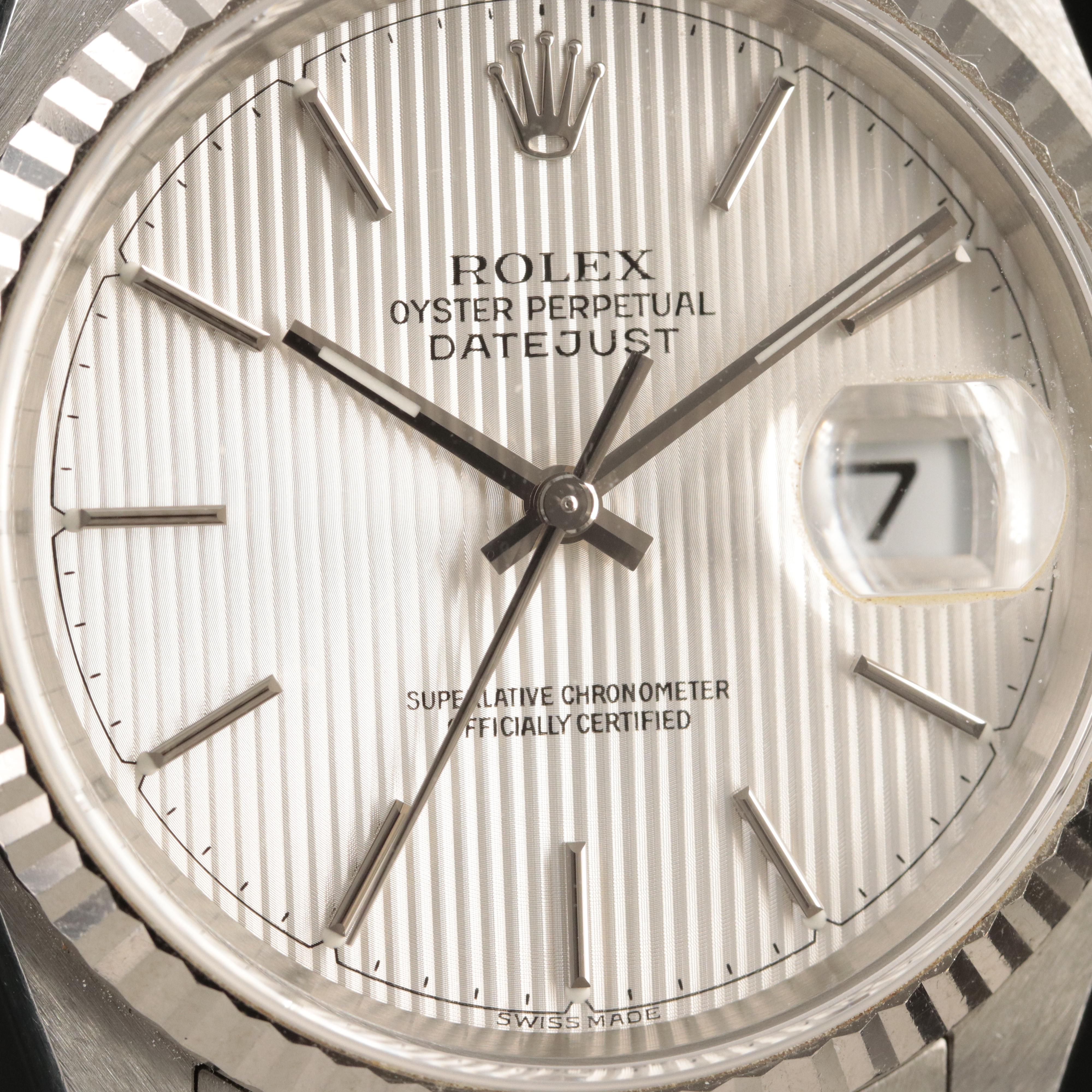 2003–2004 Rolex Oyster Perpetual Datejust 18K and Stainless Steel Watch