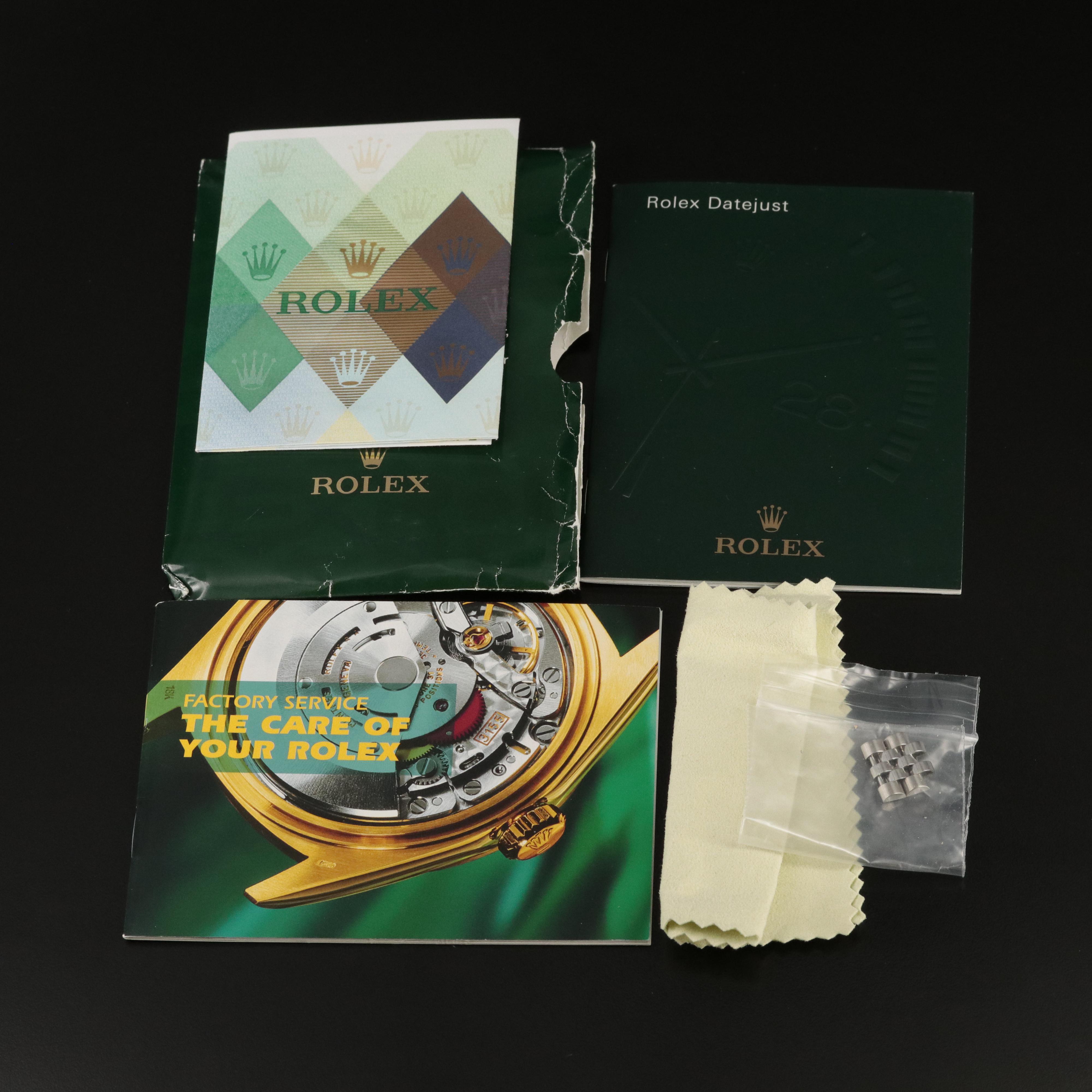 2003–2004 Rolex Oyster Perpetual Datejust 18K and Stainless Steel Watch