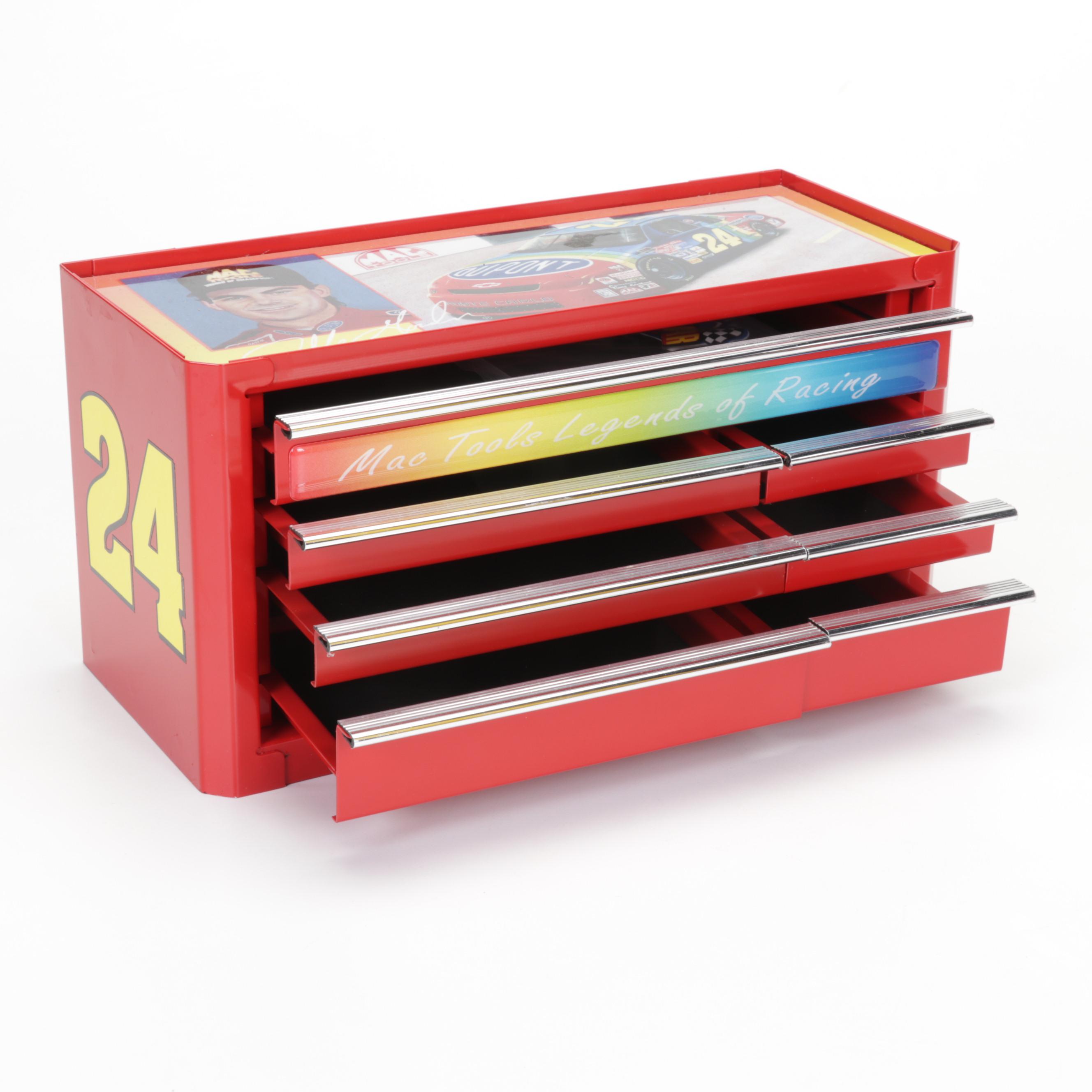 Jeff Gordon Memorabilia Featuring Calendars, Diecast Toy Car, ROY Card and More