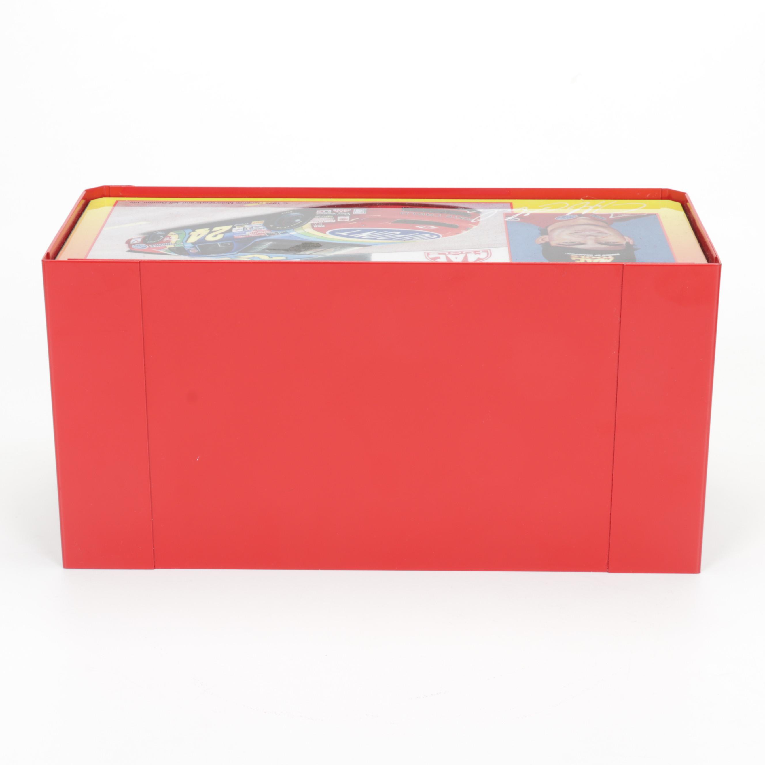 Jeff Gordon Memorabilia Featuring Calendars, Diecast Toy Car, ROY Card and More