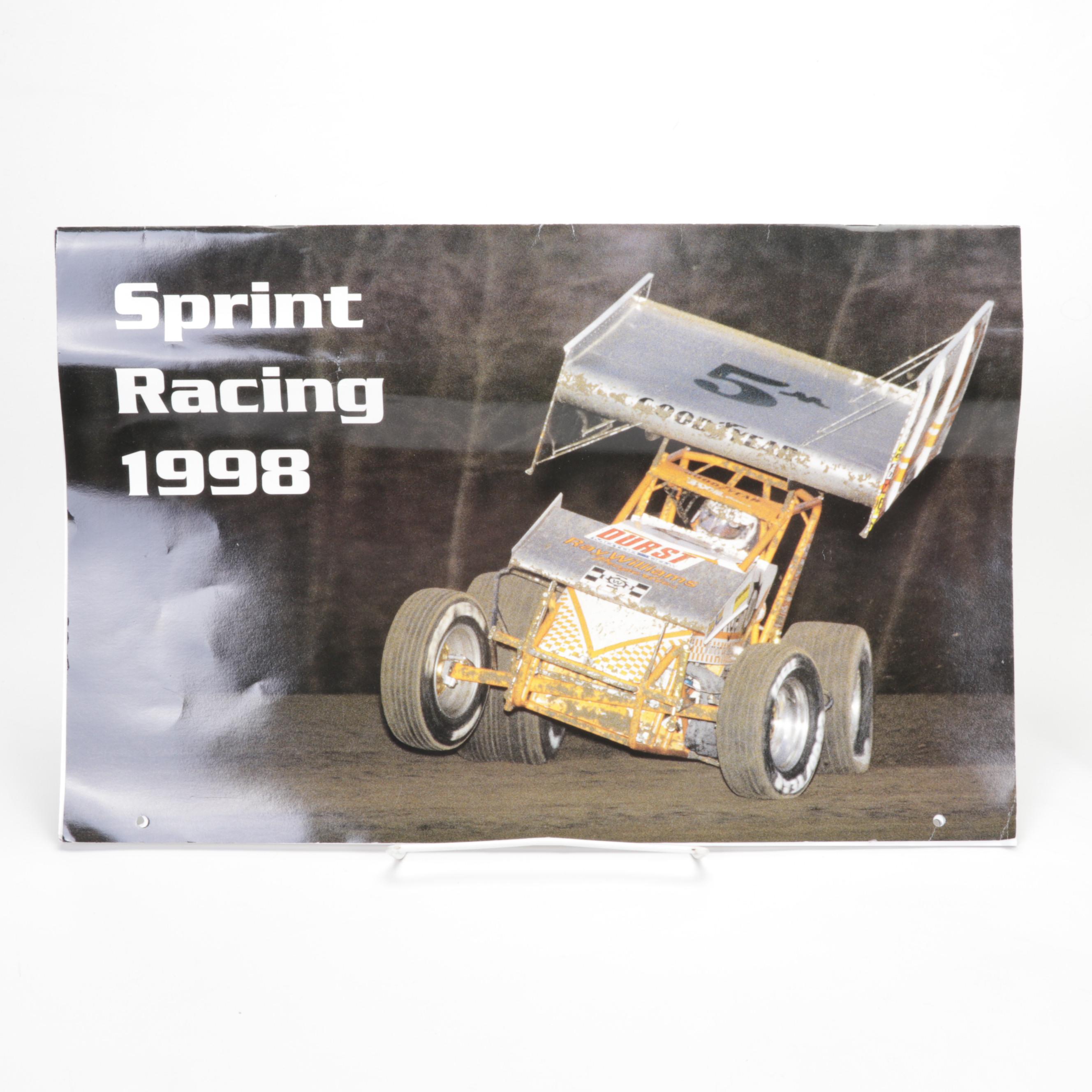 Jeff Gordon Memorabilia Featuring Calendars, Diecast Toy Car, ROY Card and More