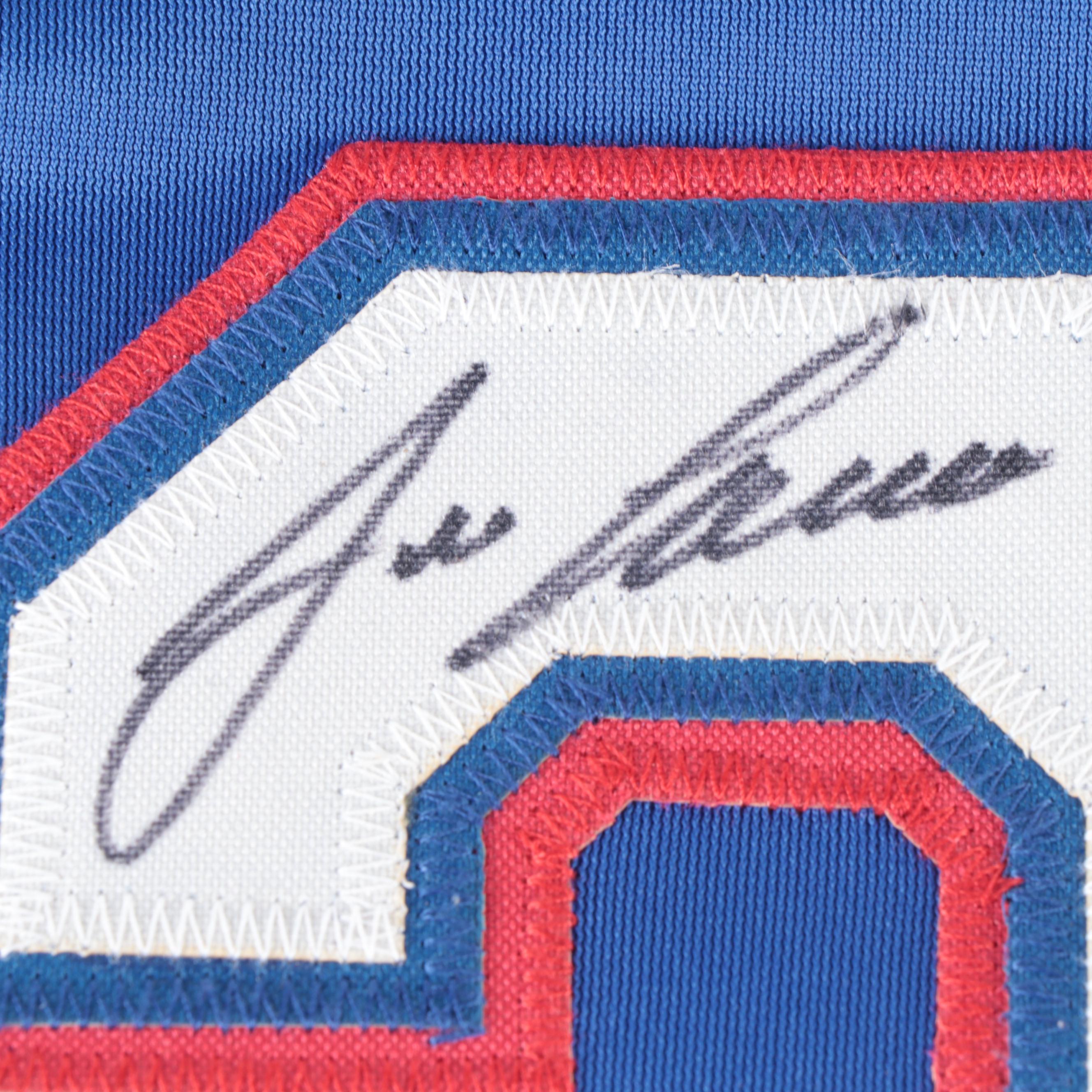 Jose Canseco Signed Texas Rangers Baseball Jersey, Giclée Print, Baseball
