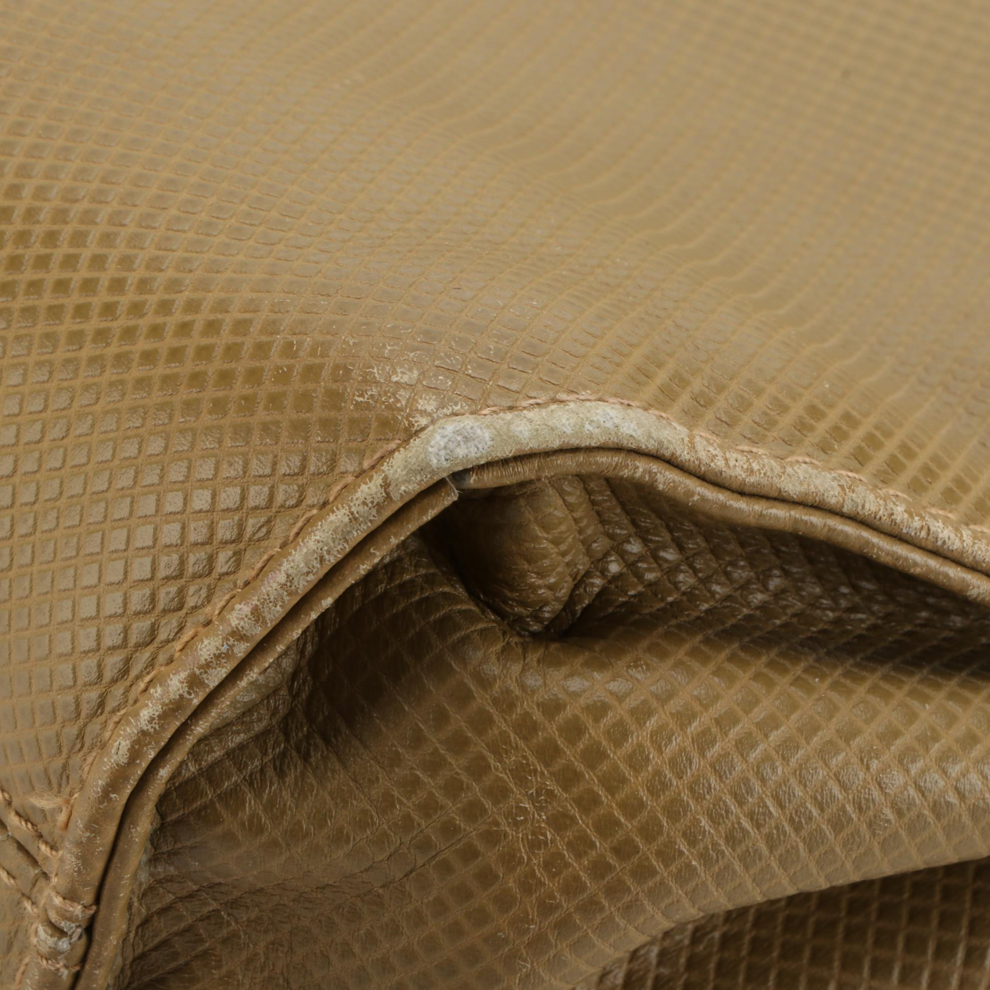 Bottega Veneta Shoulder Bag in Rubberized Canvas