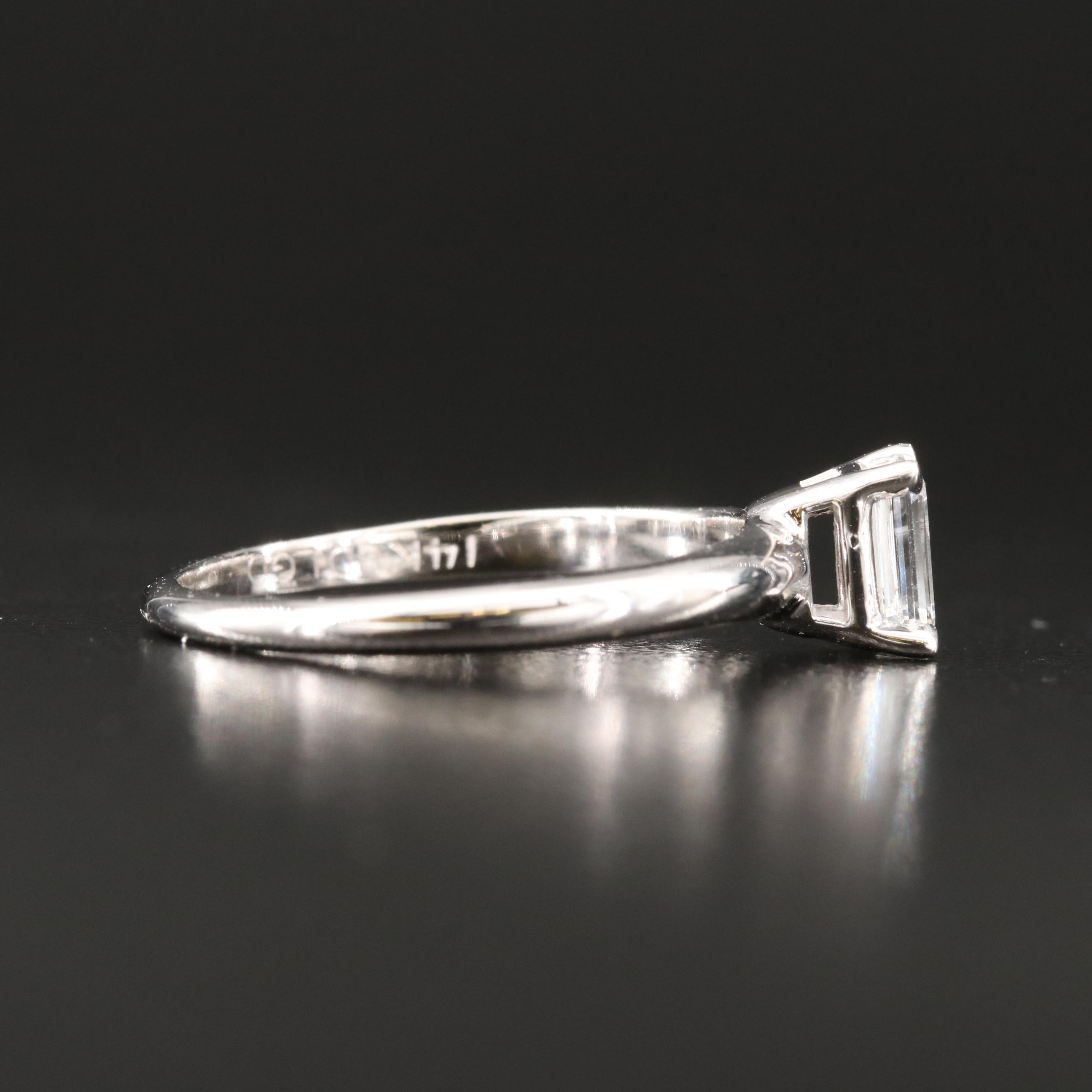 14K 0.44 CT Lab Grown Diamond Solitaire Ring