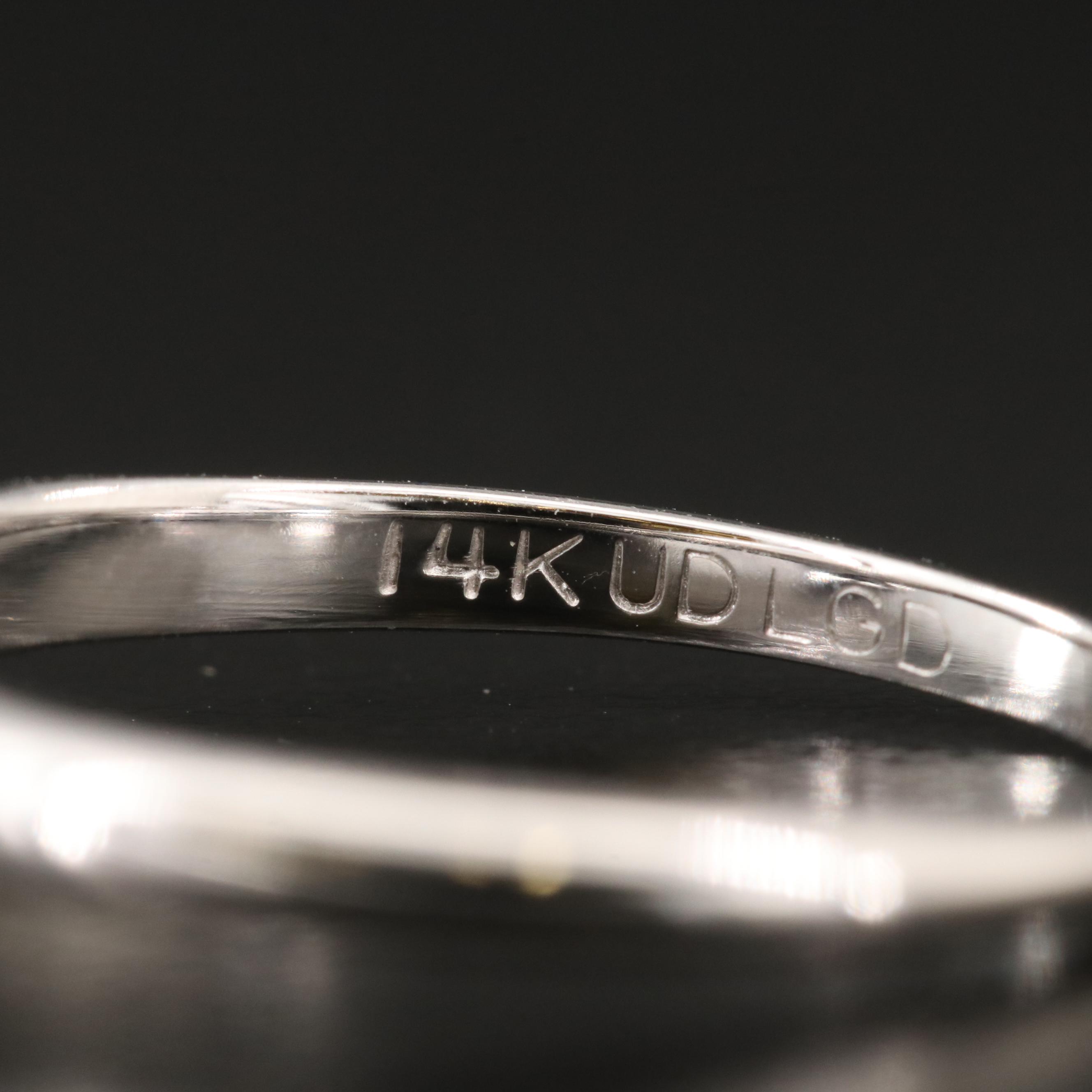 14K 0.44 CT Lab Grown Diamond Solitaire Ring