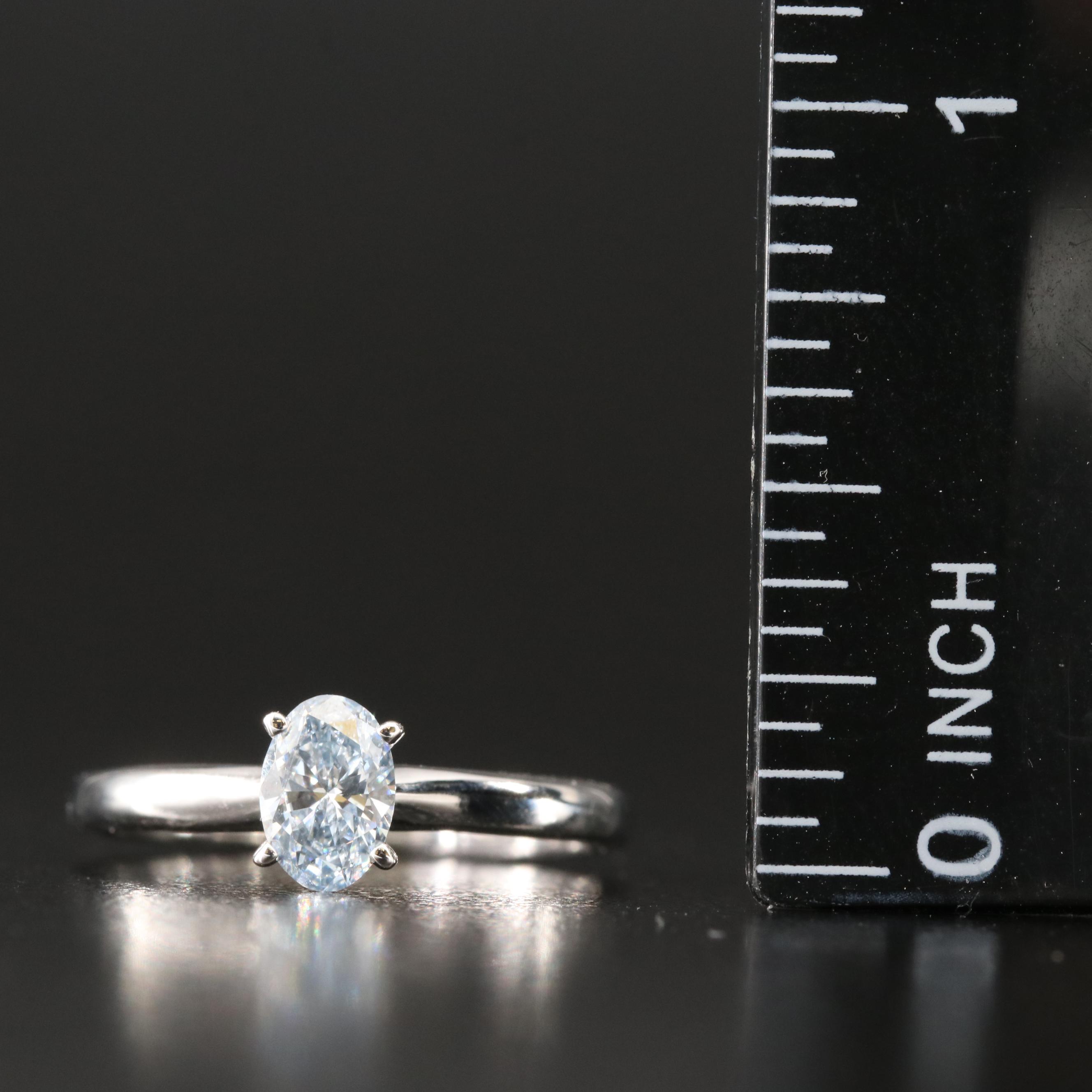14K 0.50 CT Lab Grown Diamond Ring