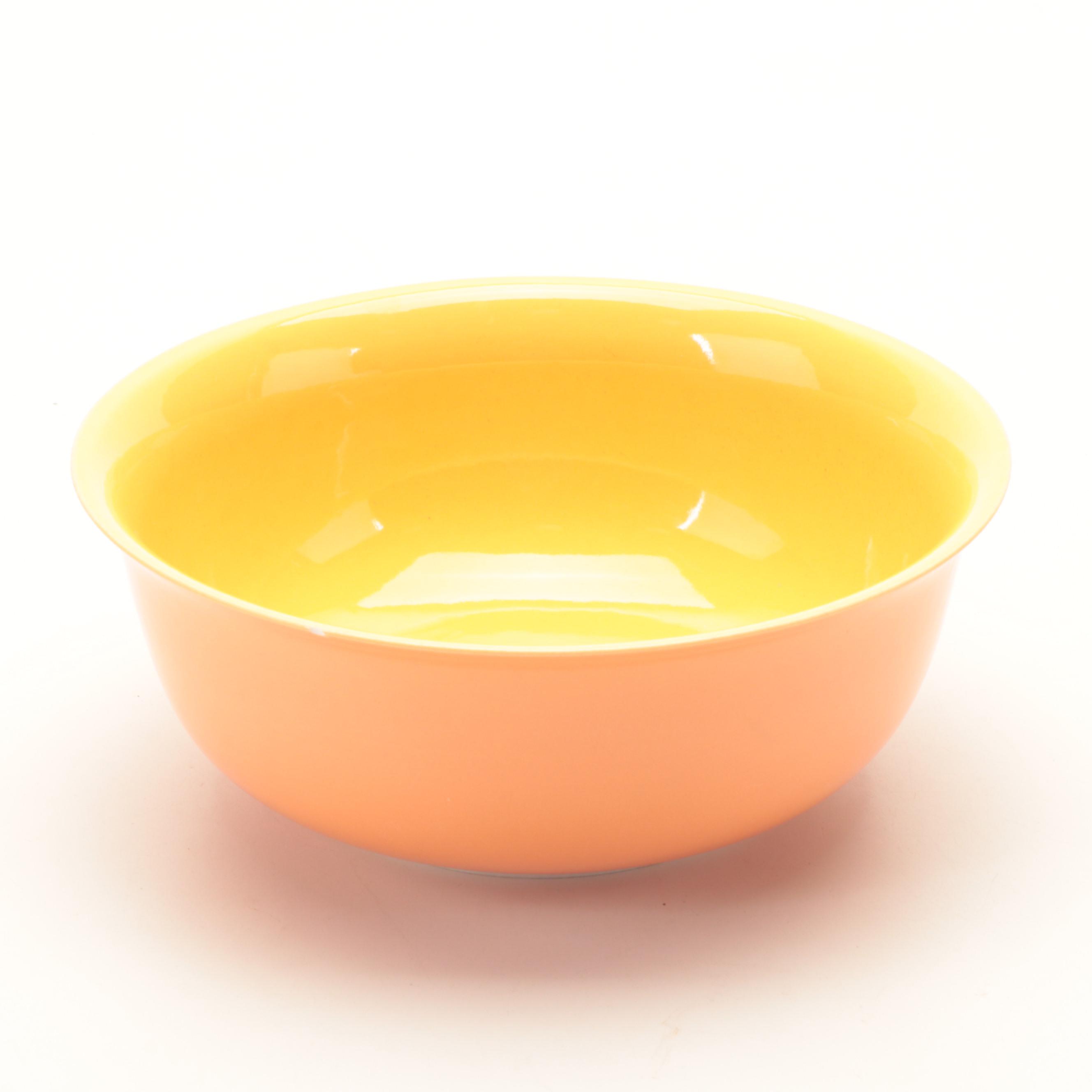 Bo Jia Middle Kingdom Porcelain Bowl with Pottery Barn Tray and Other Tableware