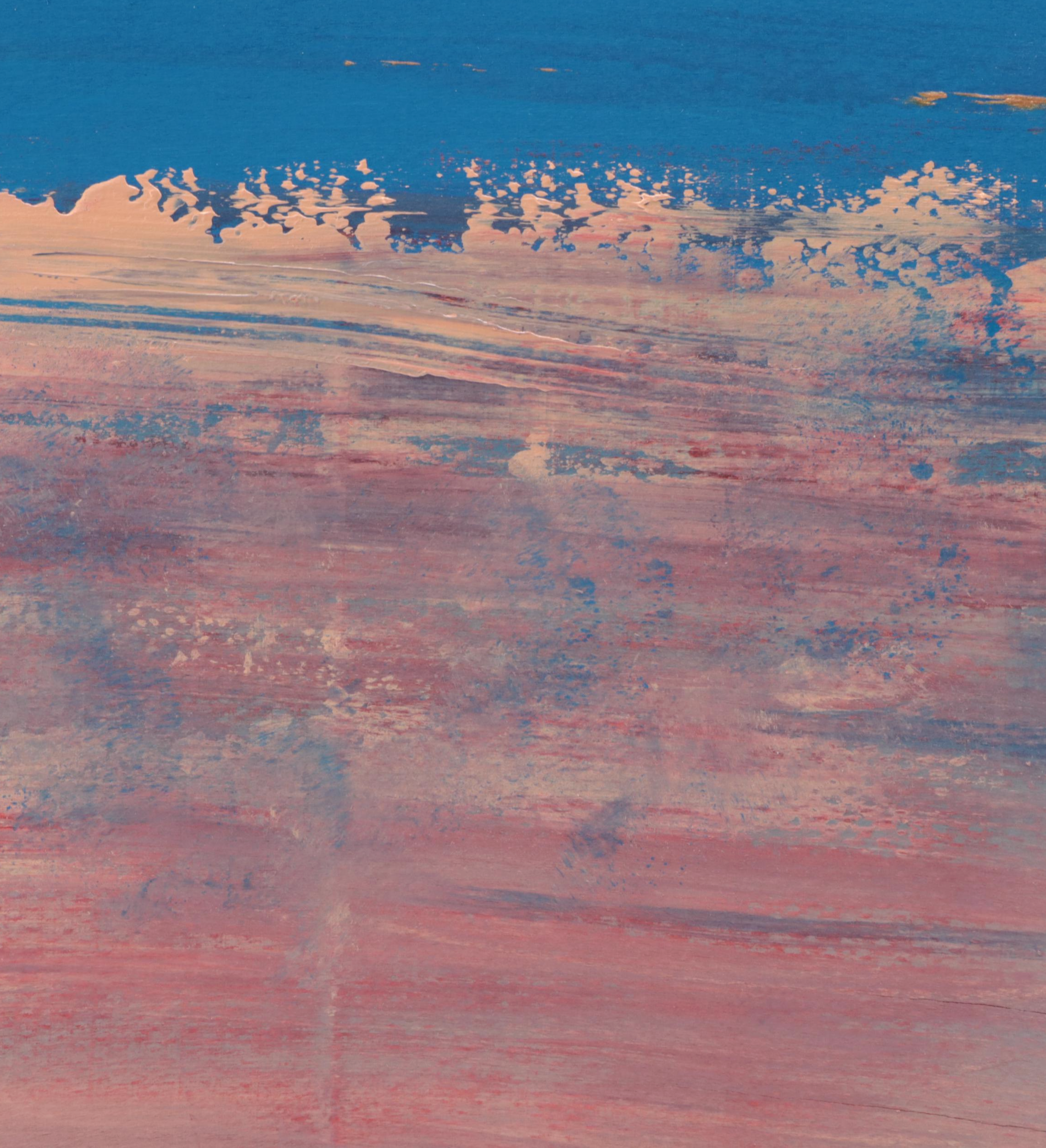 Saul Gefen Abstract Acrylic Painting "Deep Sky," 2022