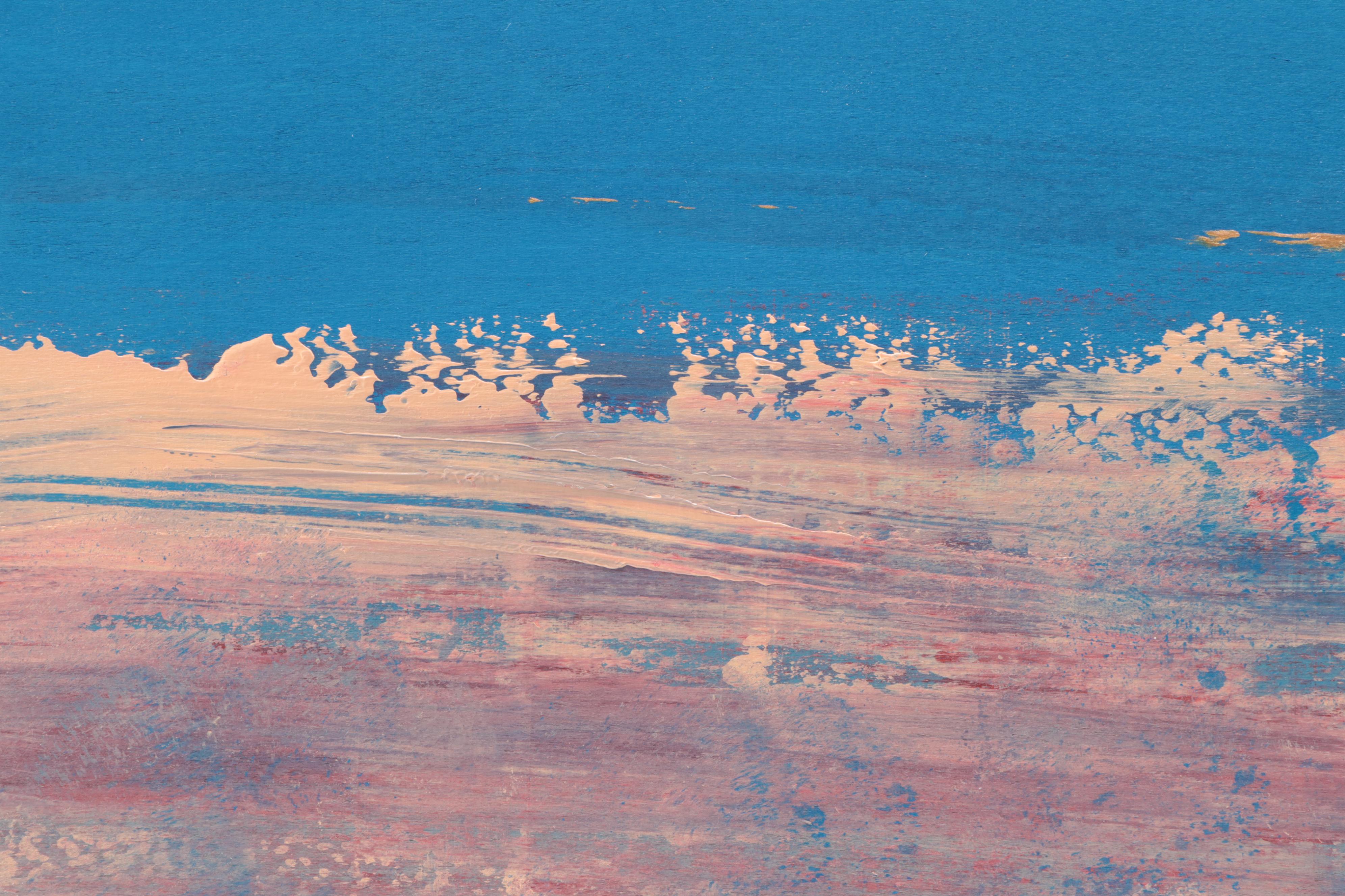 Saul Gefen Abstract Acrylic Painting "Deep Sky," 2022