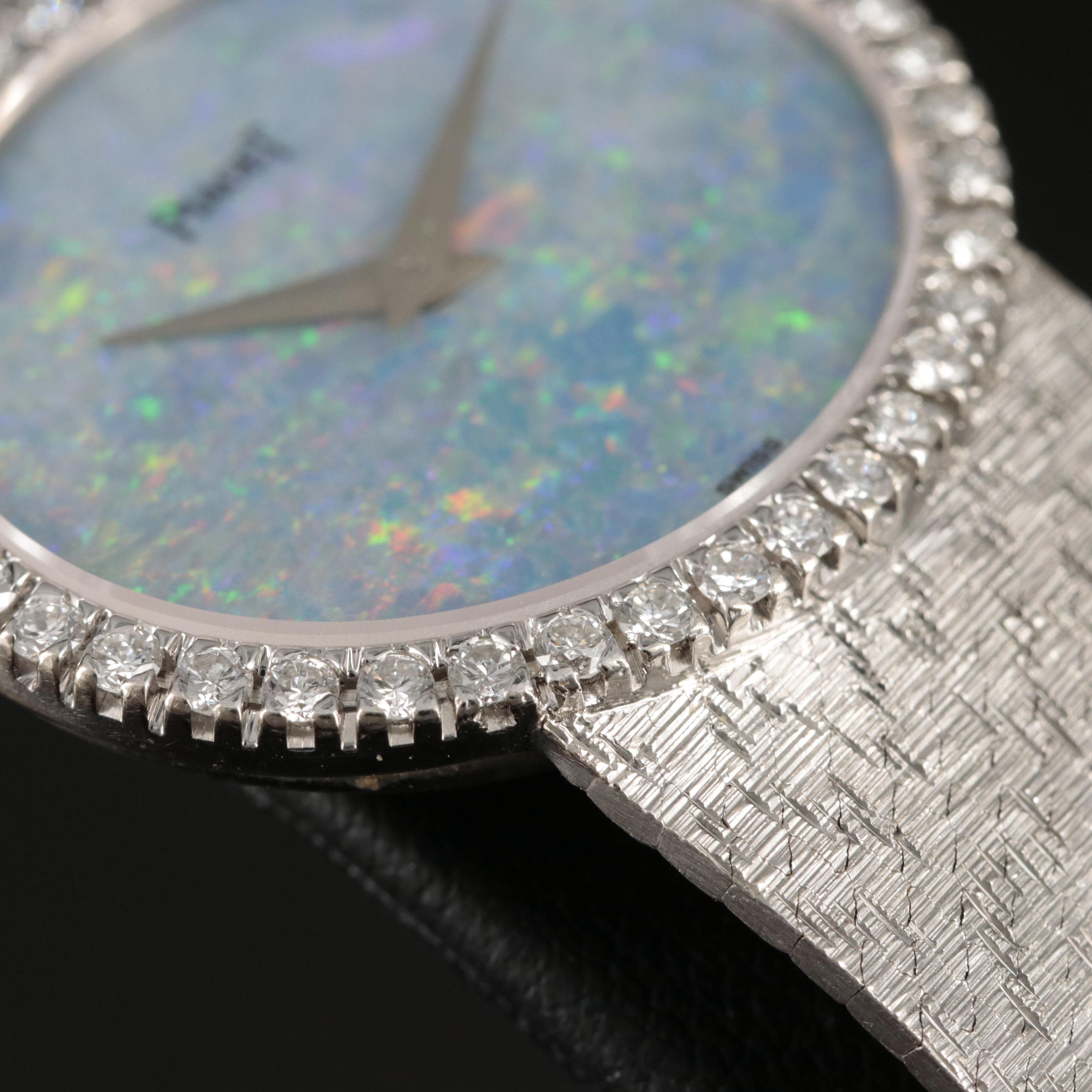 18K Piaget Opal and Diamond Watch