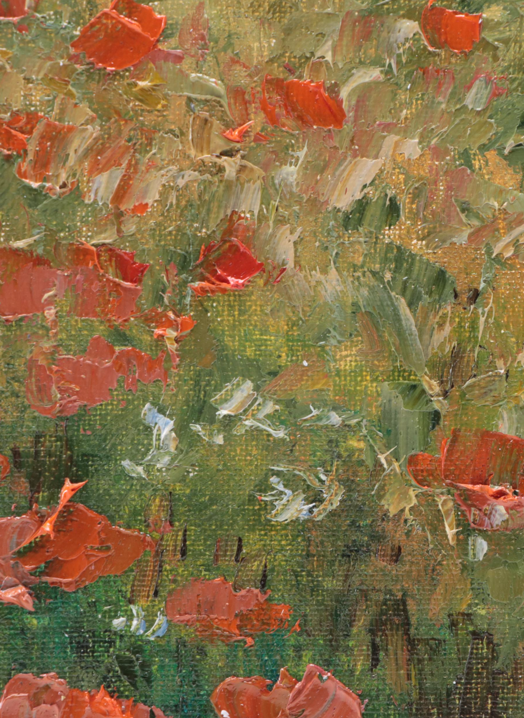 Garncarek Aleksander Landscape Oil Painting "Pole," 2022