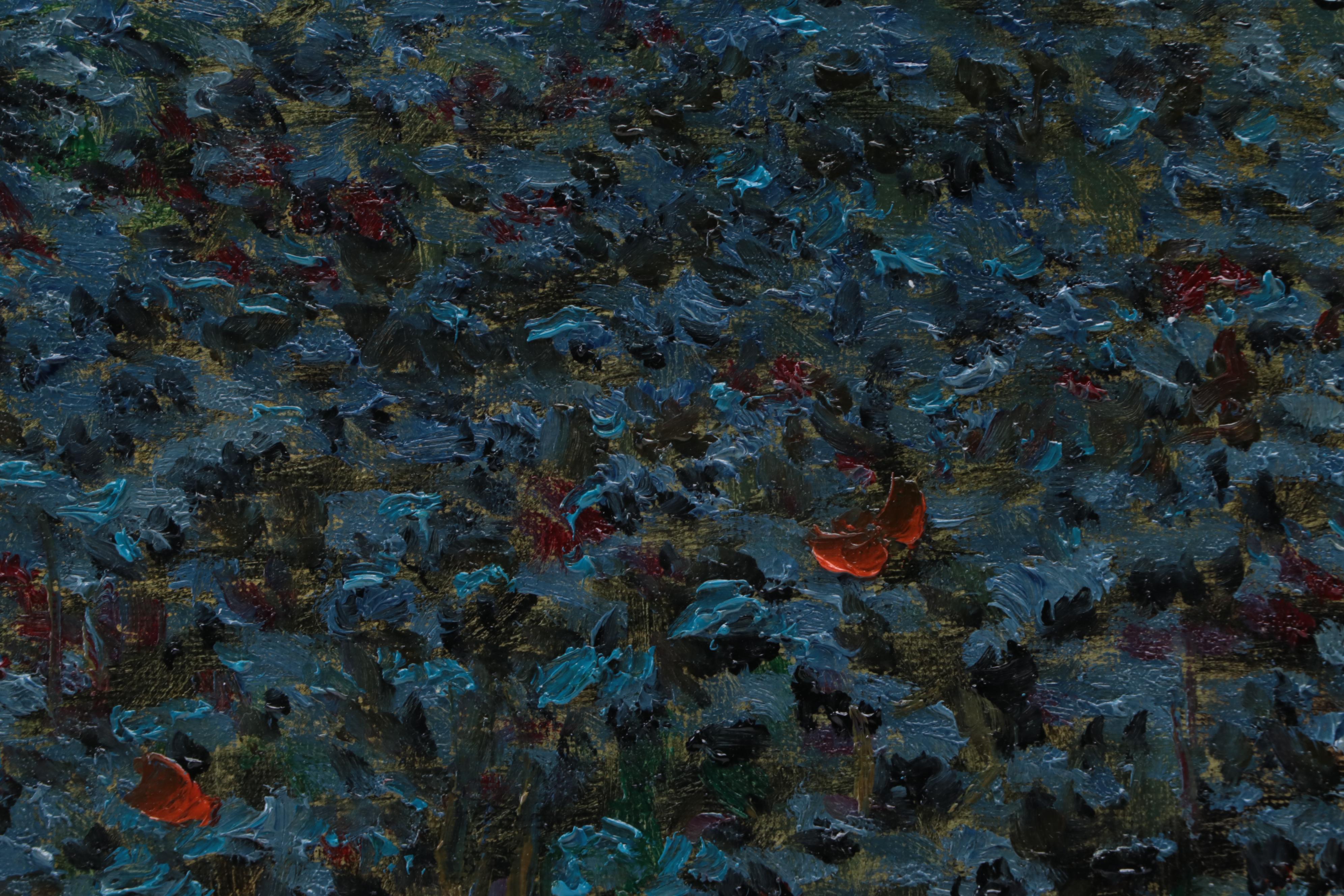 Garncarek Aleksander Landscape Oil Painting "Kwitnące Pole," 2022