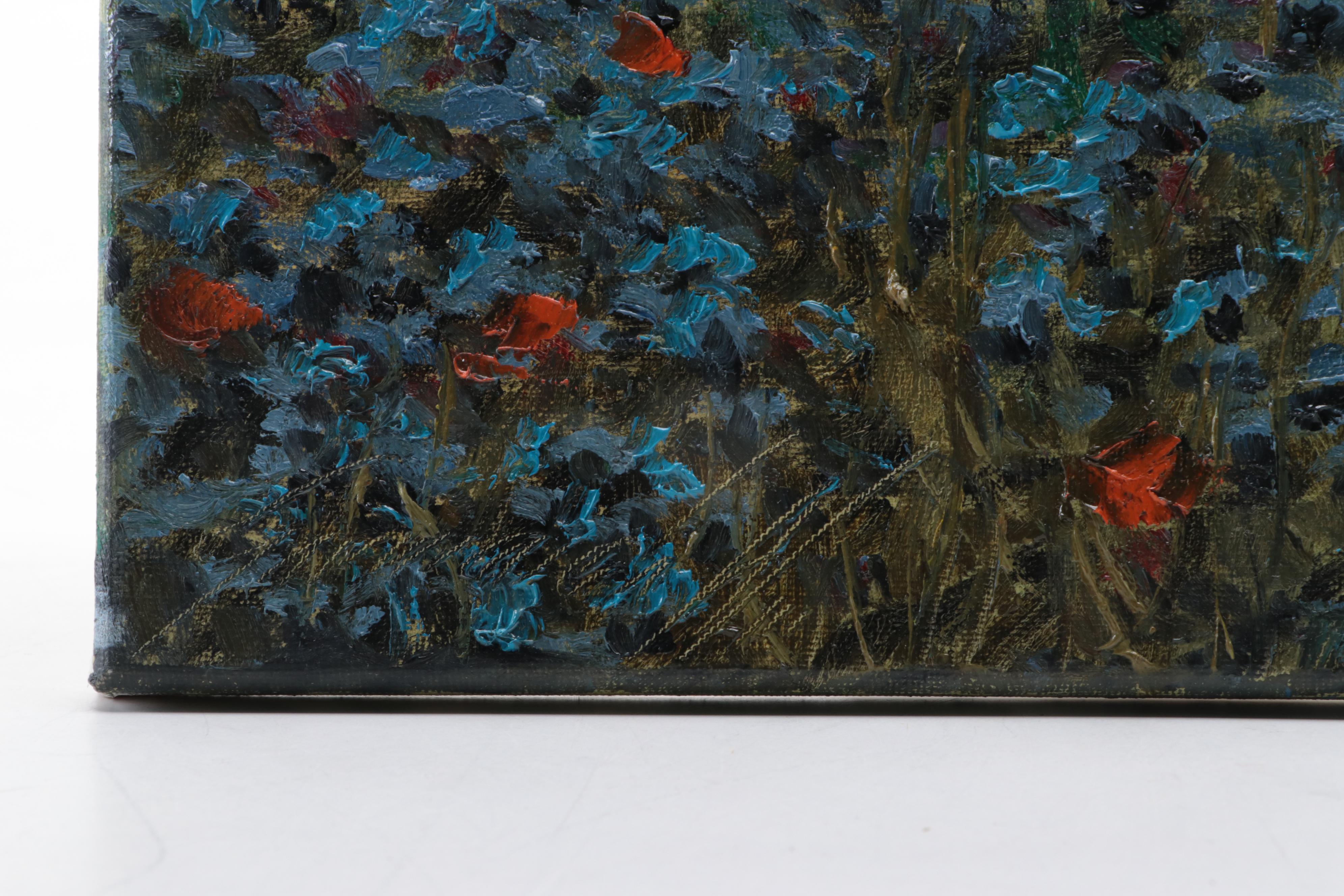 Garncarek Aleksander Landscape Oil Painting "Kwitnące Pole," 2022