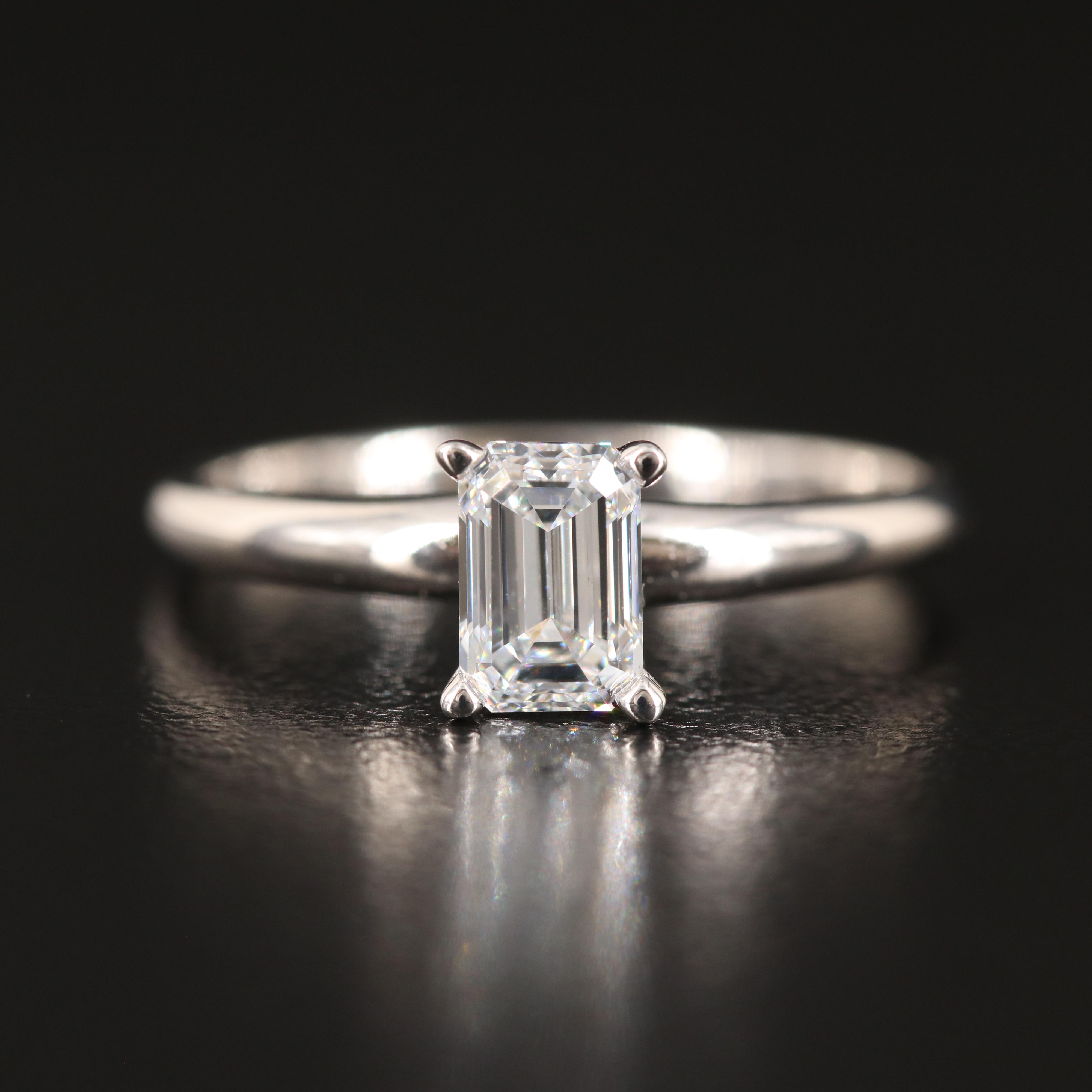 14K 0.69 CT Lab Grown Diamond Solitaire Ring