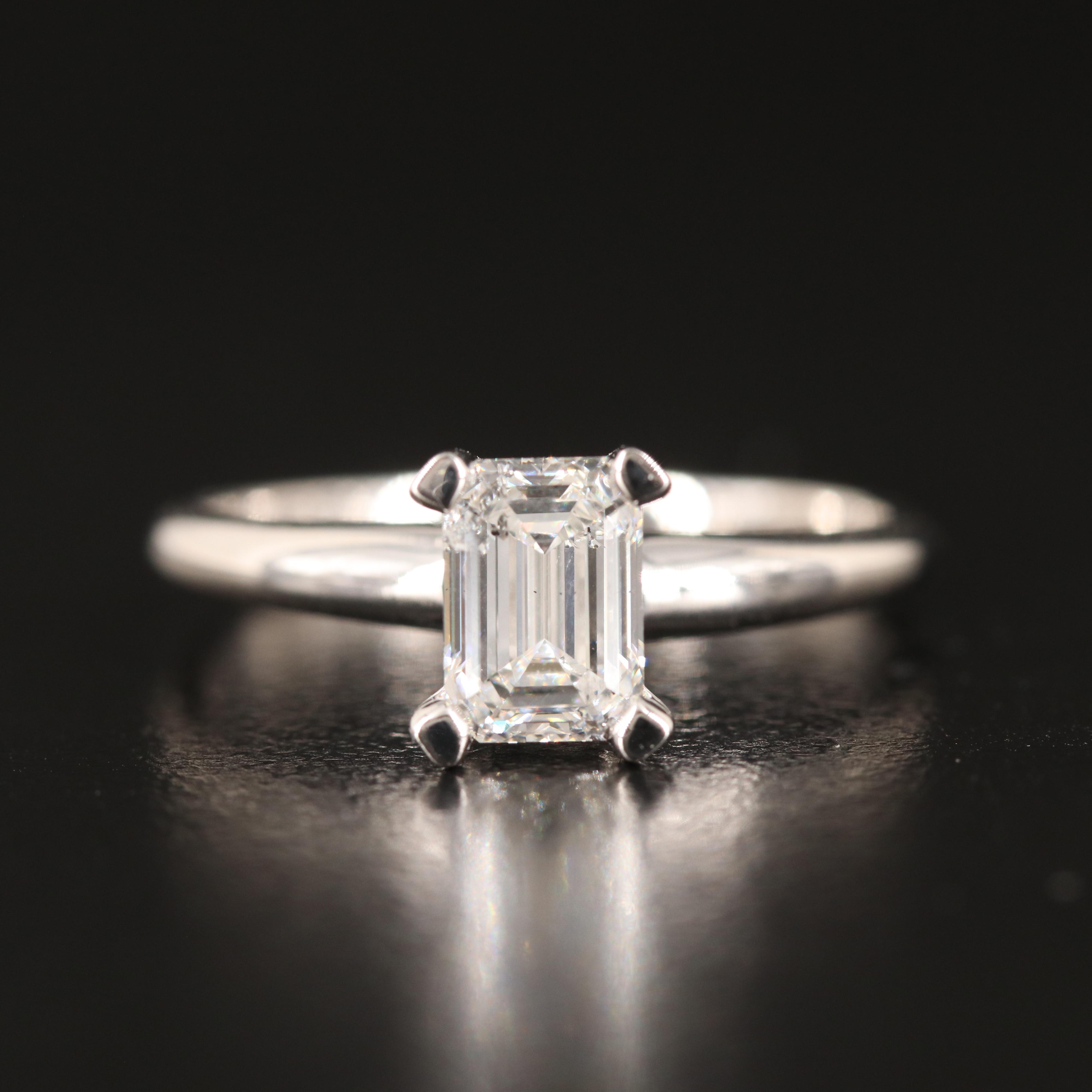 14K 0.60 CT Lab Grown Diamond Solitaire Ring